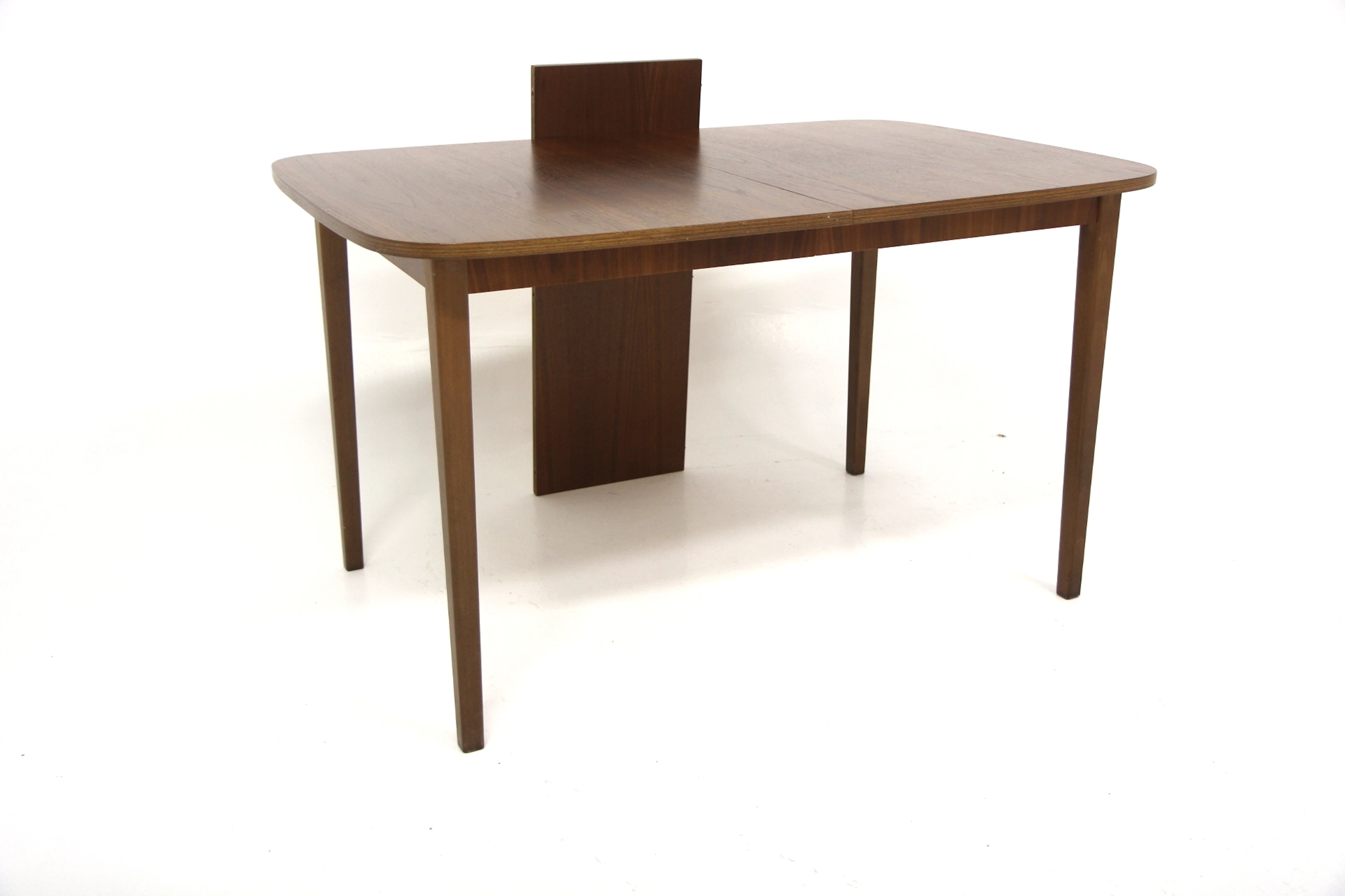 Dining table Year: 1960s Origin: Swe. Material: Walnut Beech W: 125