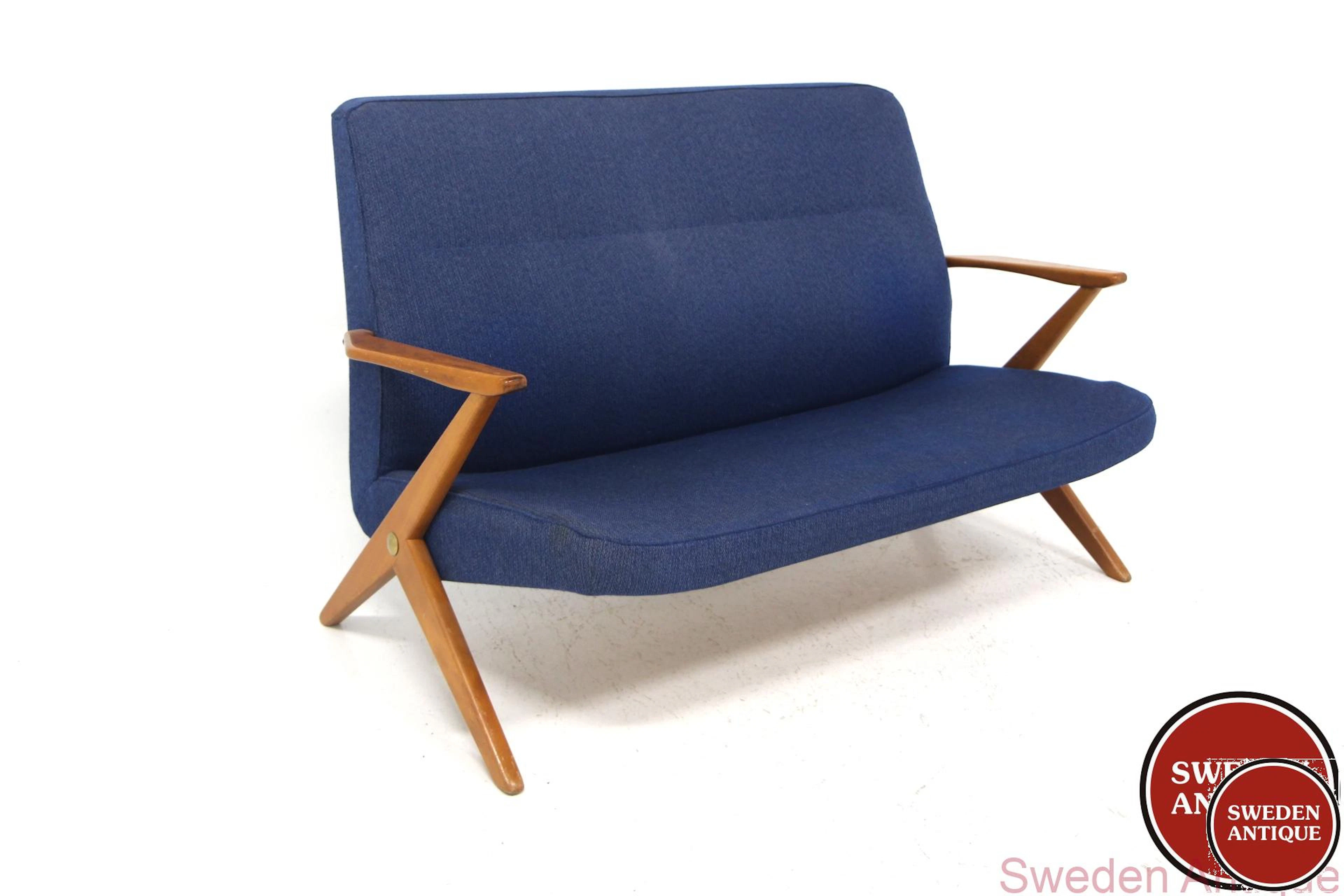 2-seat sofa Domstolssoffa Bengt Ruda for Nordiska kompaniet, NK, Nyköping