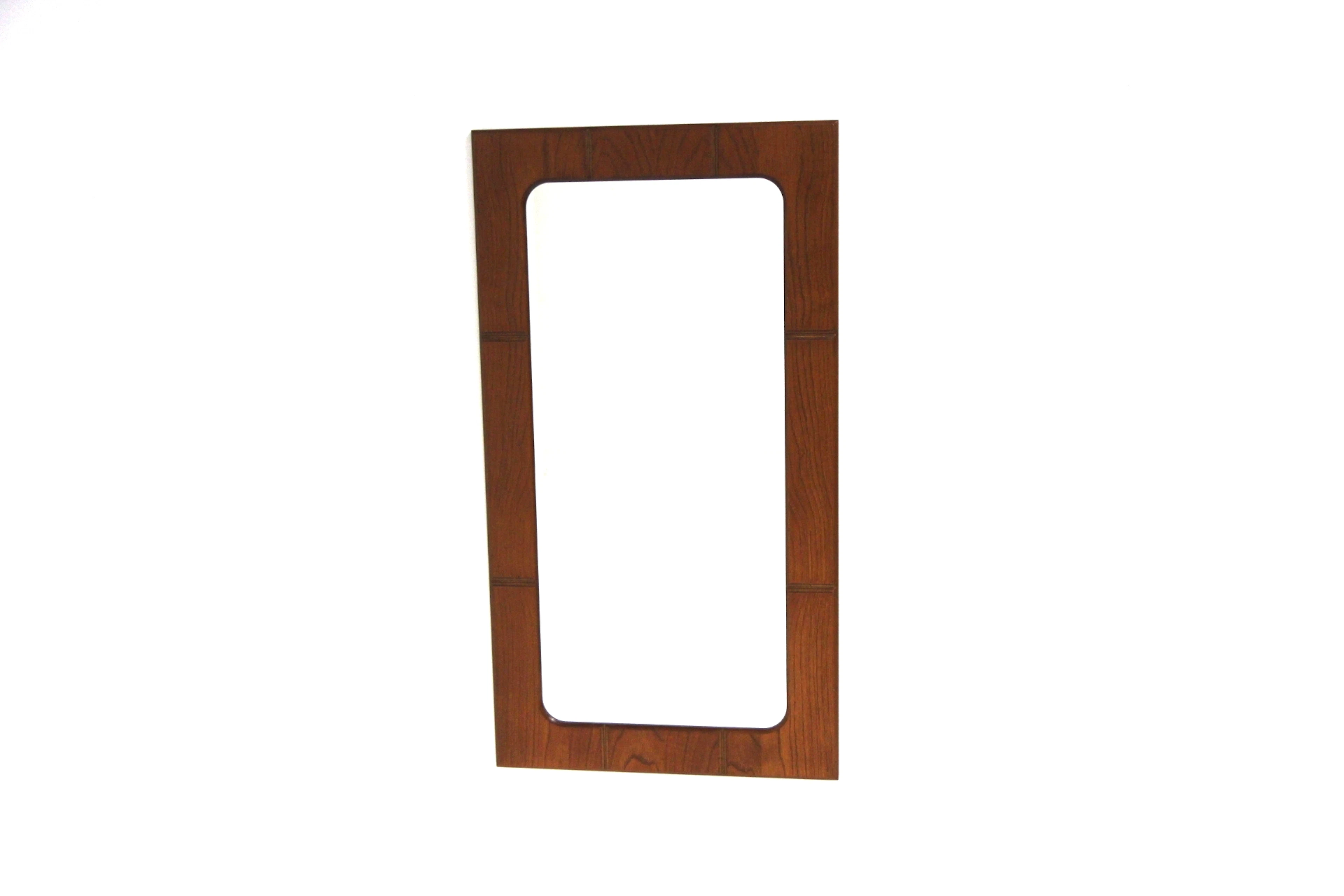 Mirror Year: 1960s Origin: Swe. Material: Oak W: 64cm D: 2cm H: 118cm