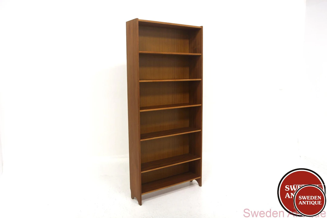 Bookshelf Year: 1960s Origin: Swe. Material: Teak Beech W: 90cm D: