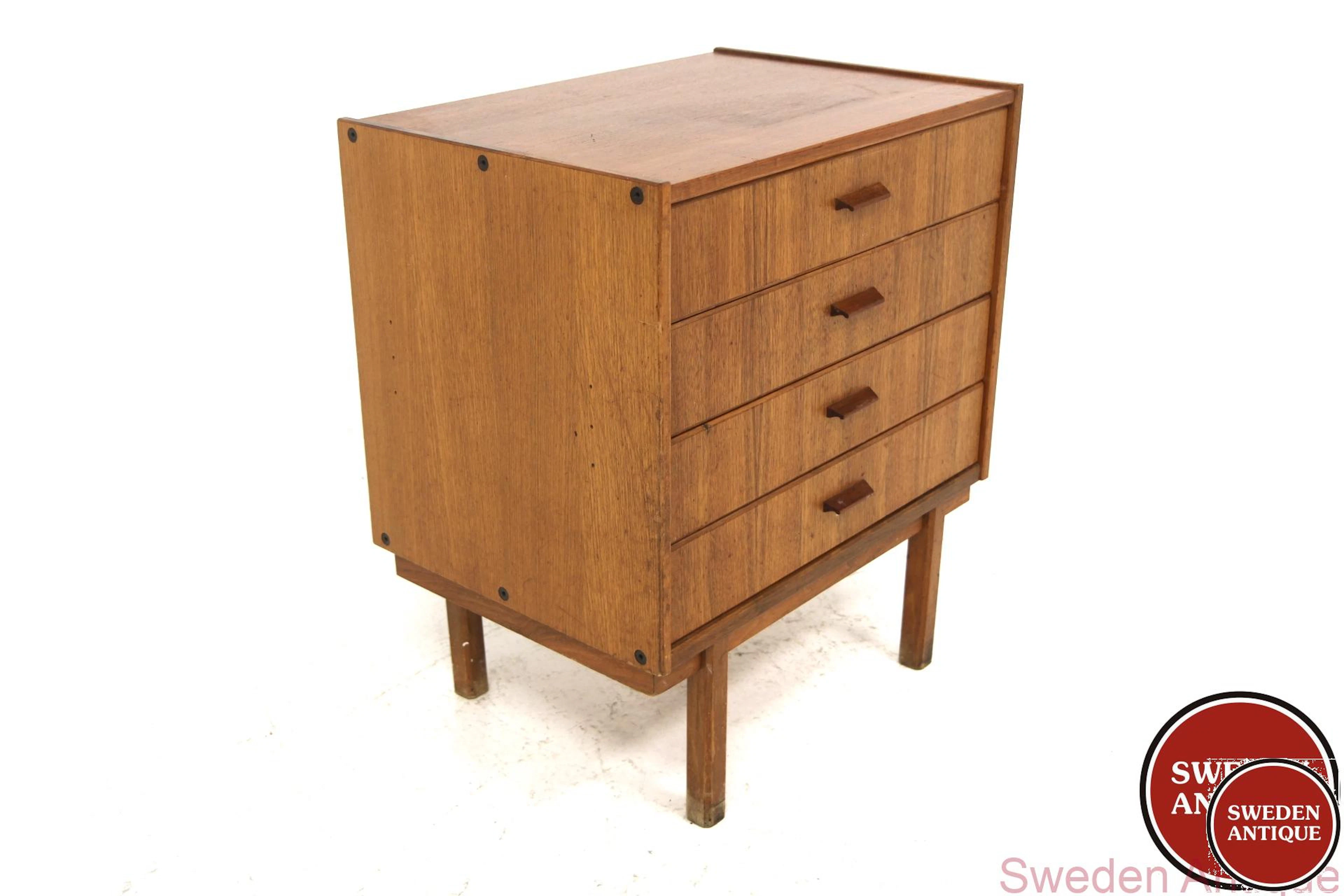 Chest of drawers 1960s Swe. Teak
