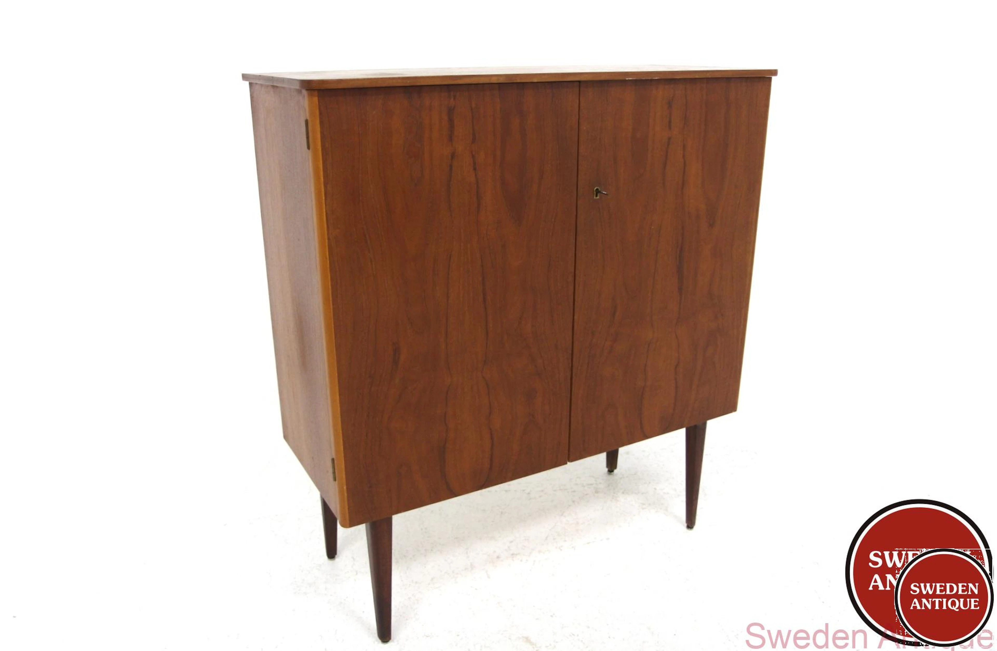 Cabinet 1950s Swe. Teak Beech