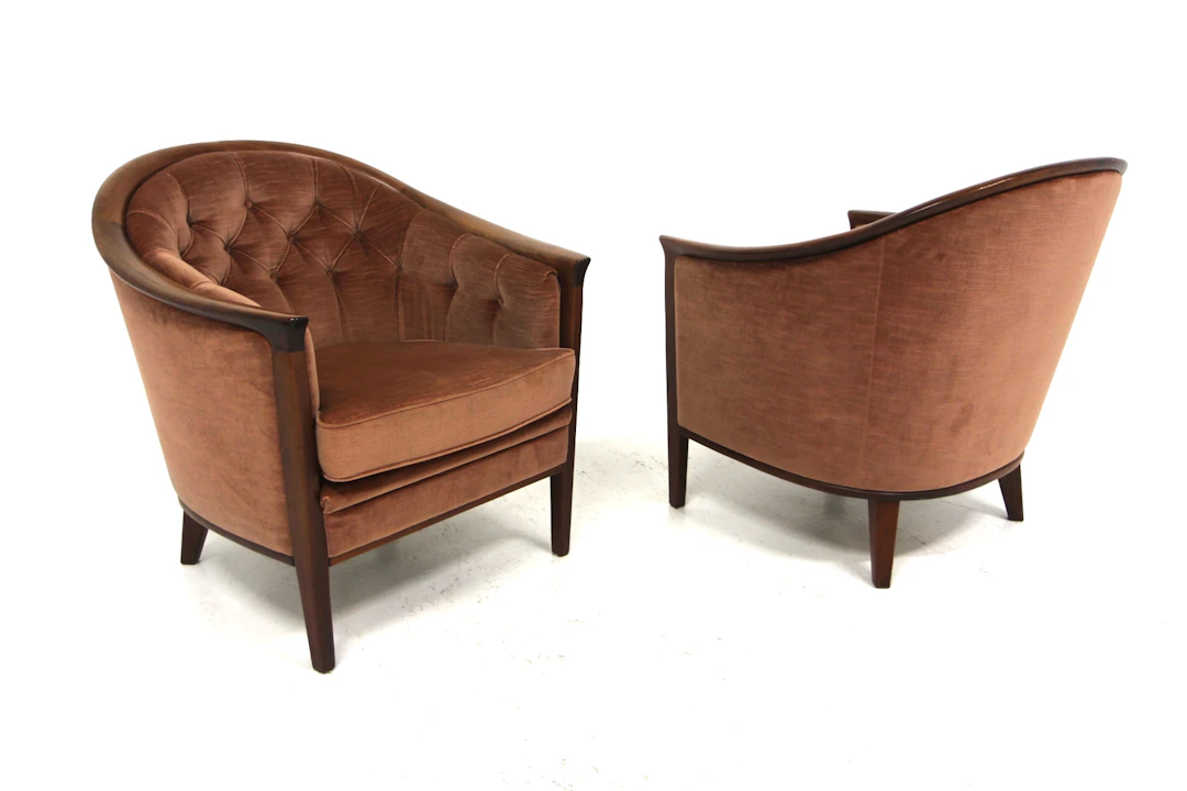 2Pcs Lounge chairs Fabiola Bertil Fridhagen for Bröderna Anderssons