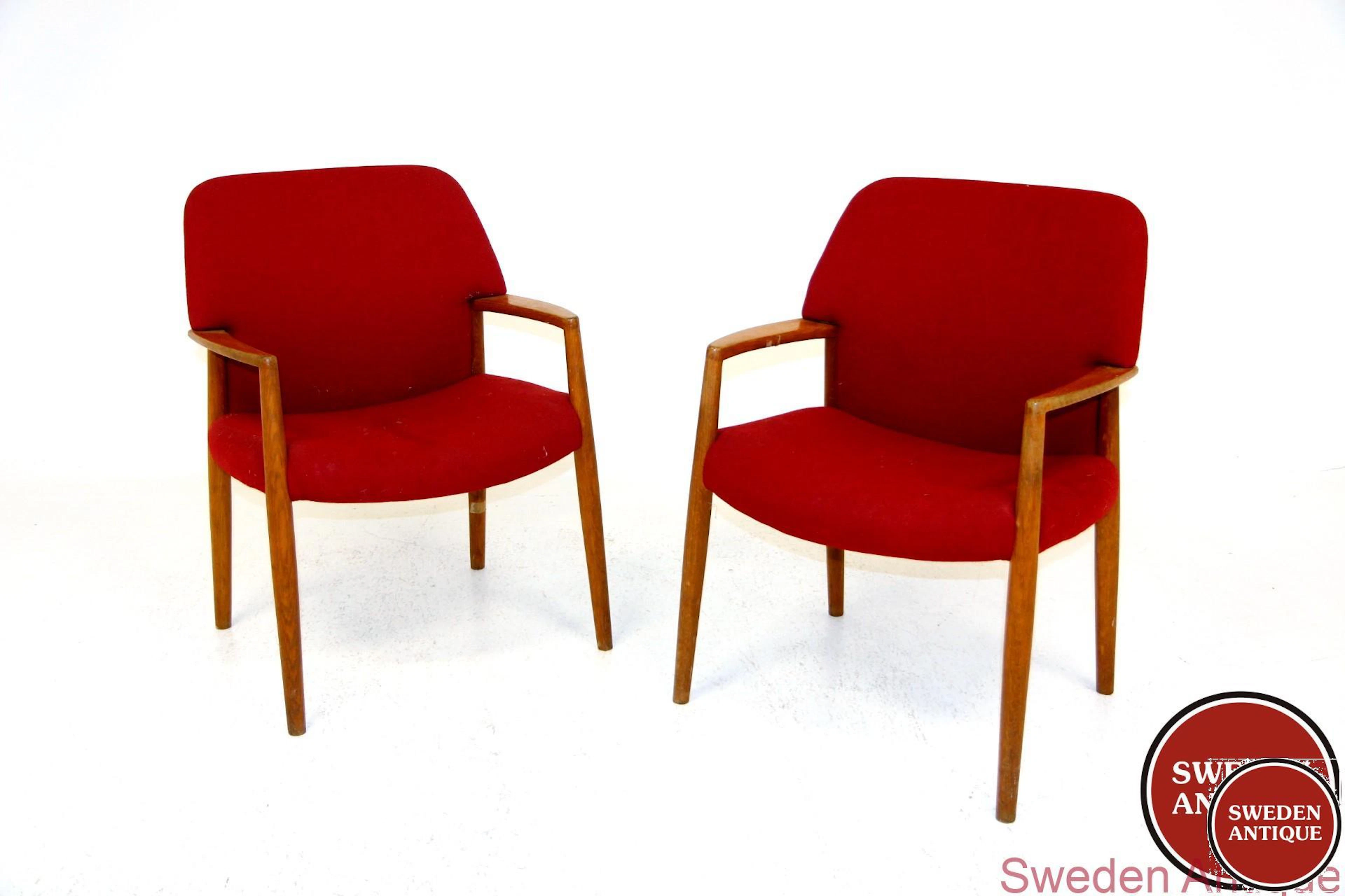 2 Armchairs Aksel Bender Madsen & Ejner Larsen for Fritz Hansen