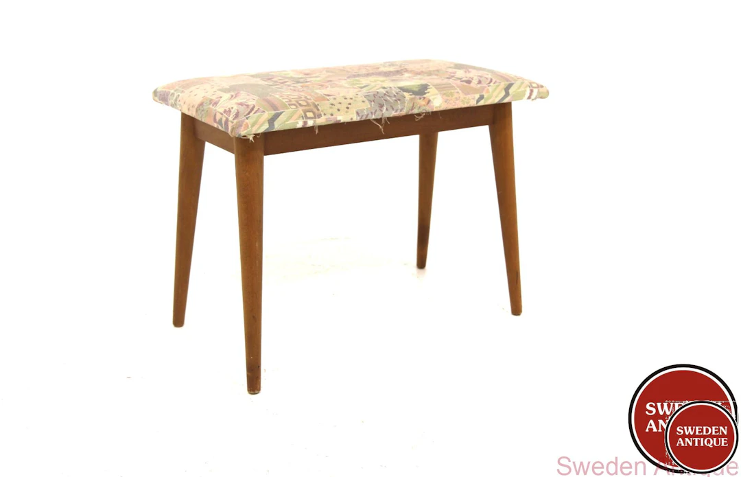 Stool Year: 1950s Origin: Swe. Material: Beech W: 60cm D: 31cm H: 44cm