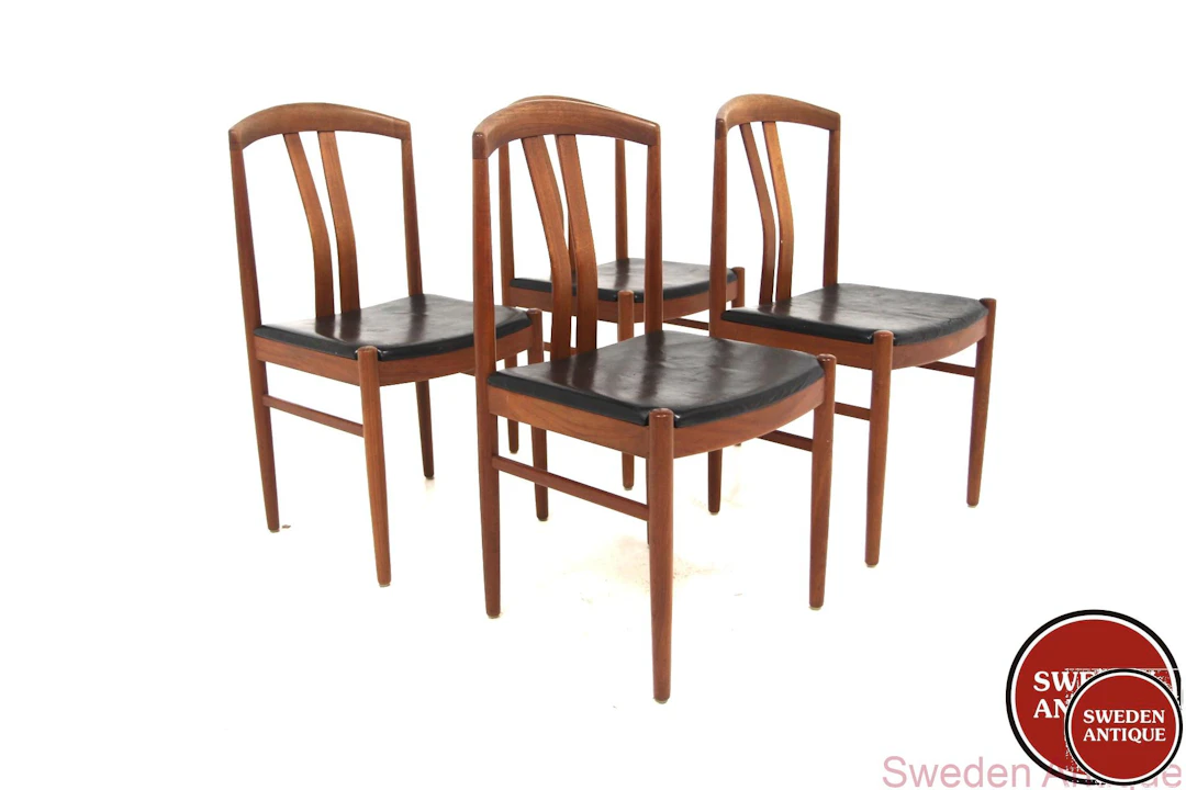 4Pcs Chairs Carl-Ewert Ekström for Albin Johansson & Söner, Hyssna