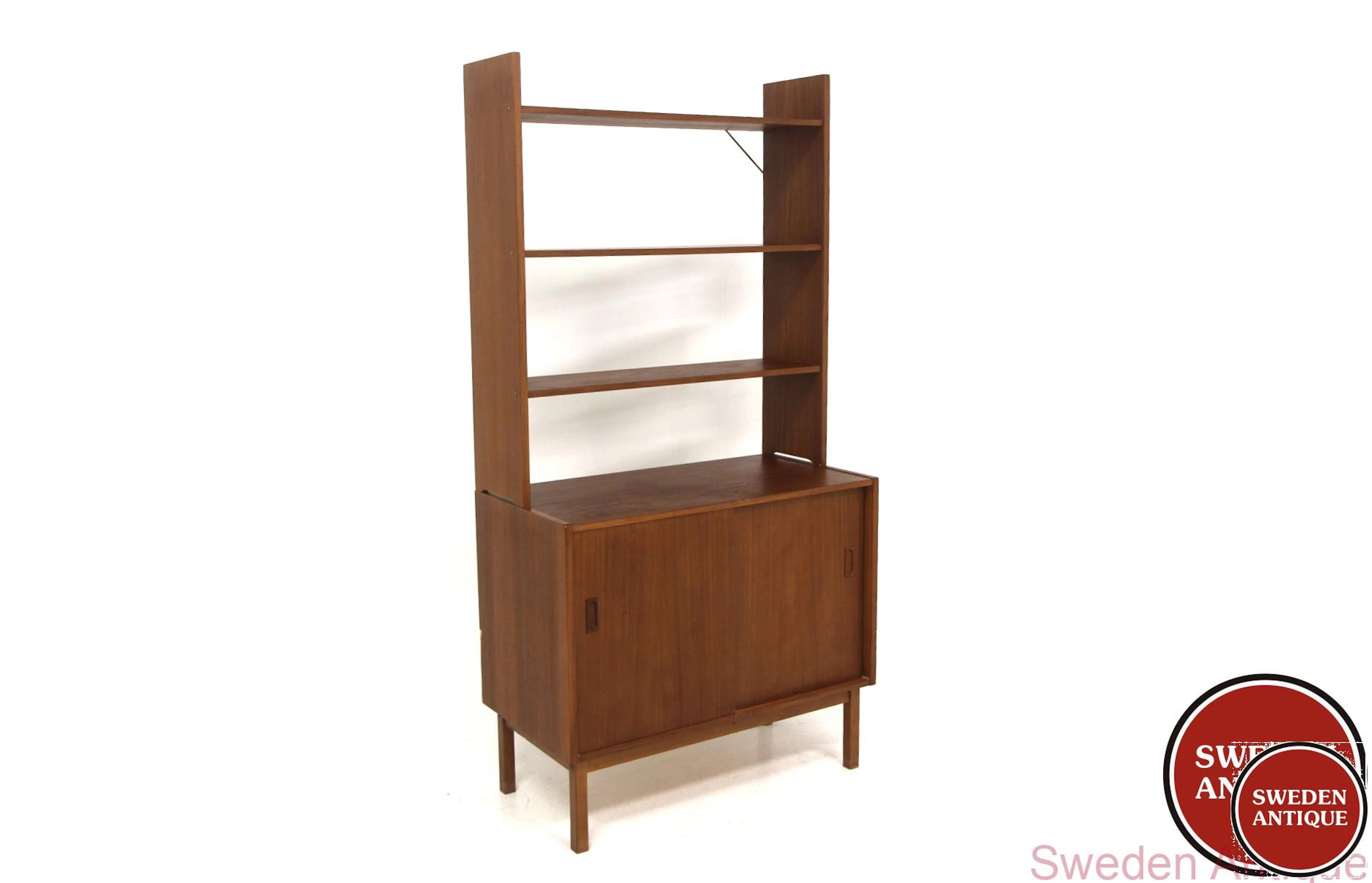Bookshelf Year: 1960s Origin: Swe. Material: Teak W: 85cm D: 45cm H: 169cm
