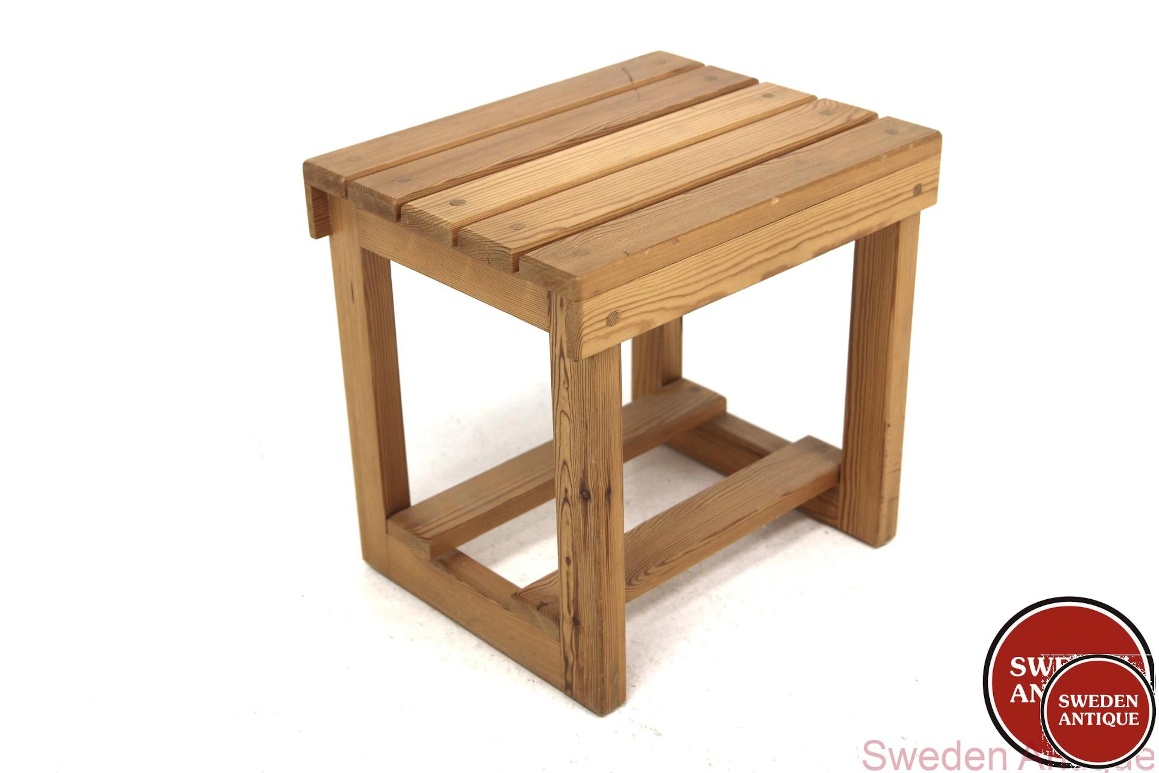 Stool 1970s Swe. Pine