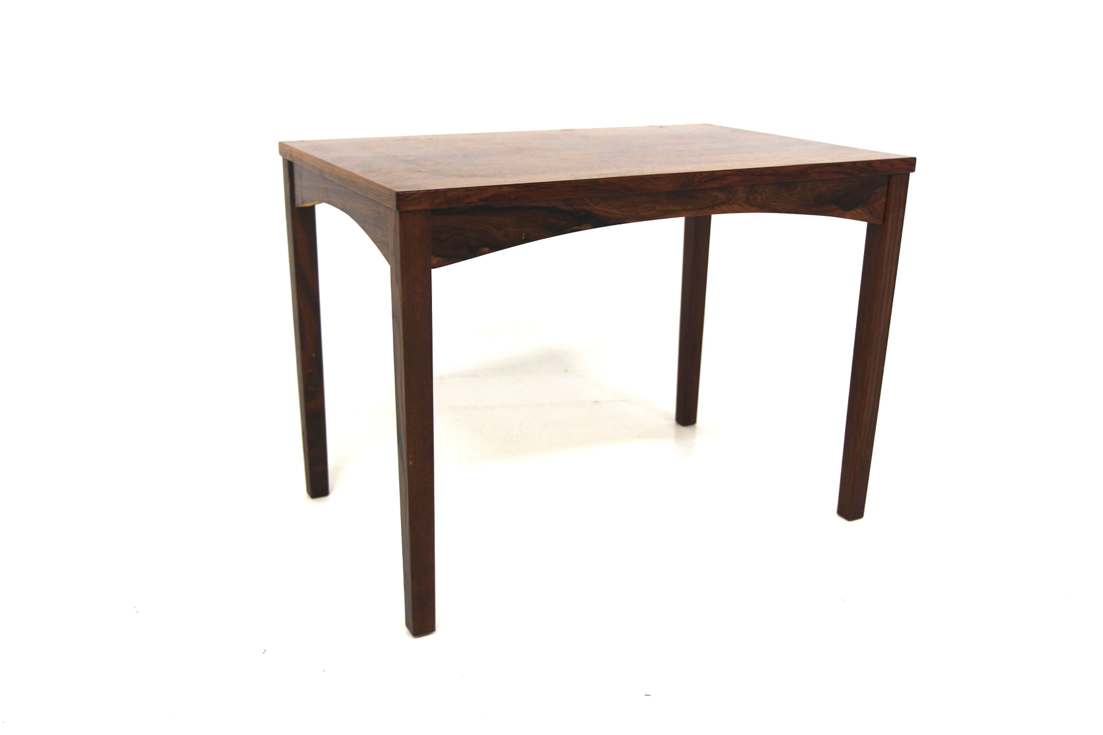 Side table Year: 1960s Origin: Swe. Material: Rosewood W: 70cm D: 45cm H: 50cm
