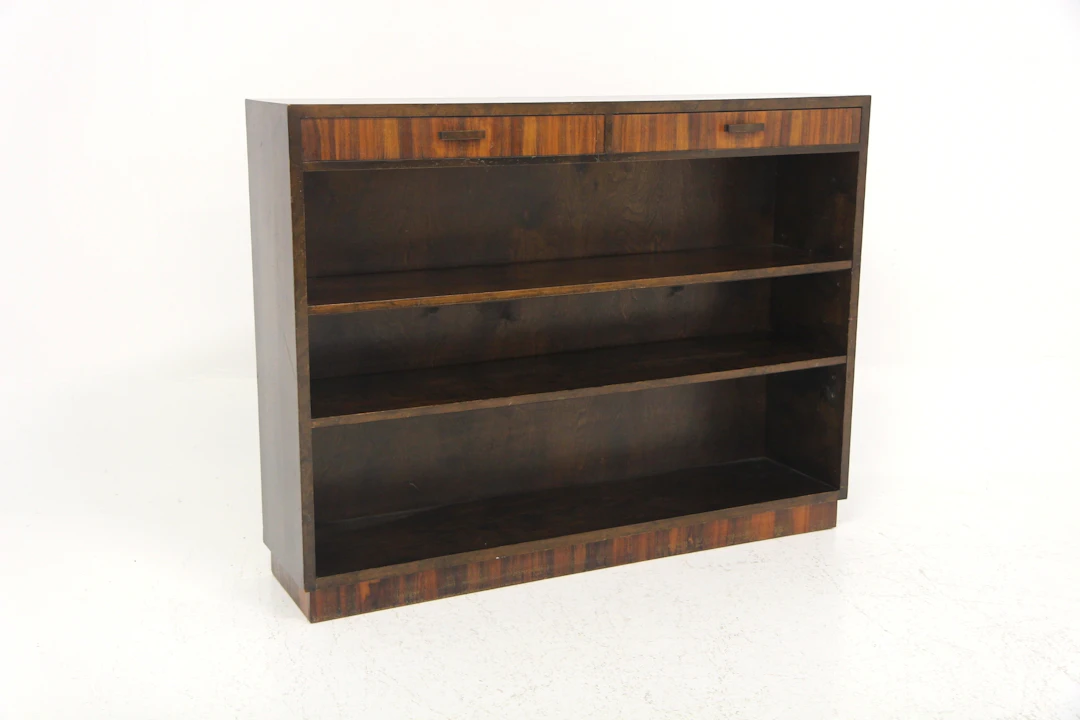 Bookshelf Swedish Modern Year: 1930s Origin: Swe. Material: Birch