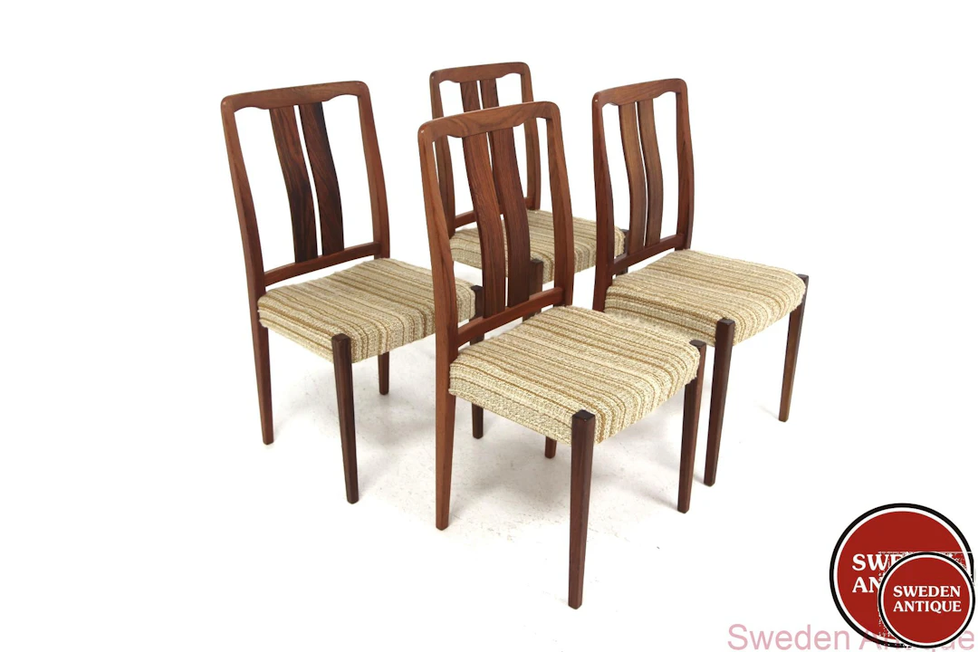 4 Chairs 1960s Swe. Rosewood