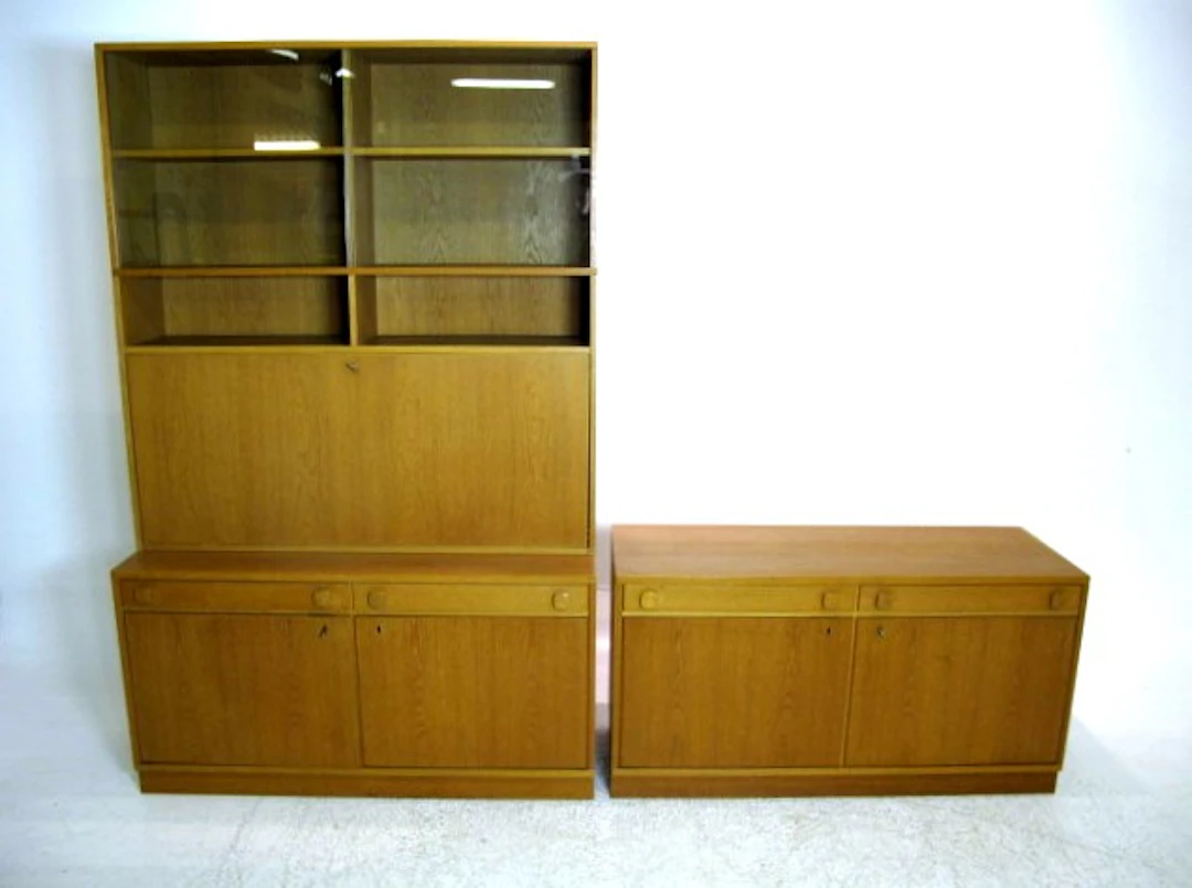 System Bookshelf Sideboard Ulferts Year: 1960s Origin: Swe. Material: