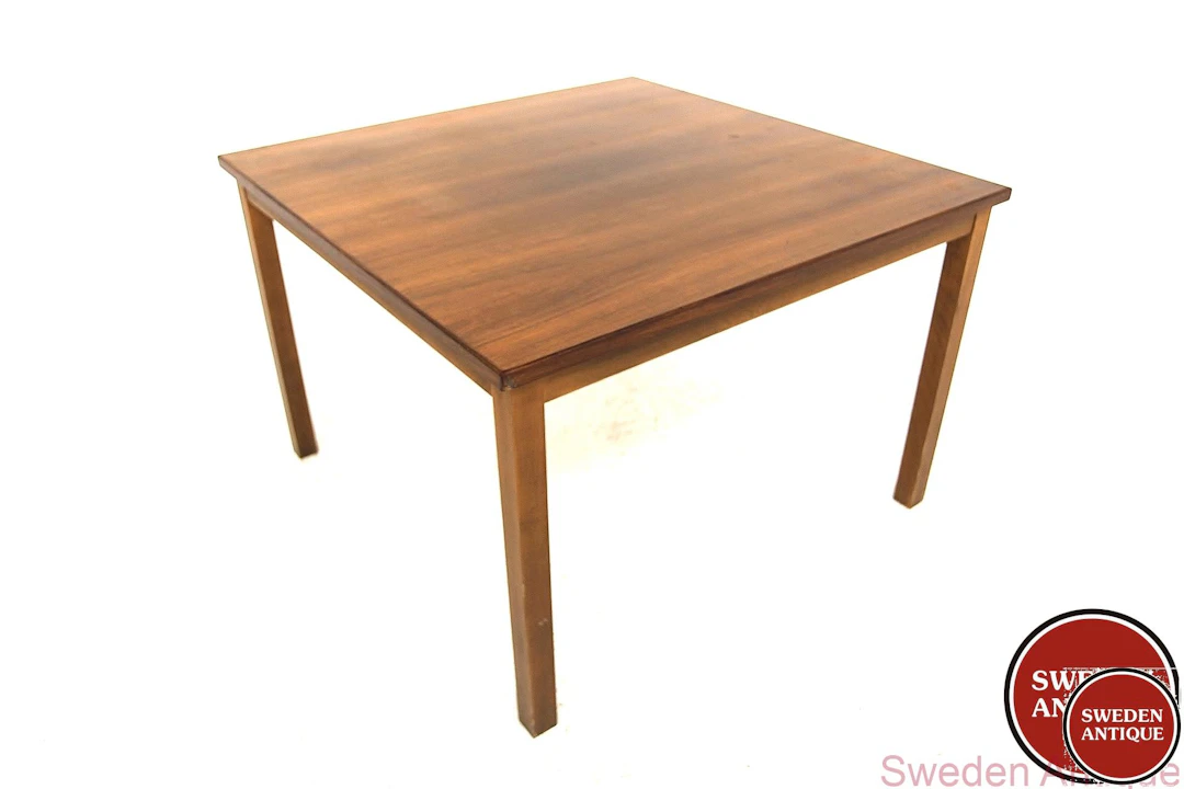 Side table 1960s Swe. Walnut Beech