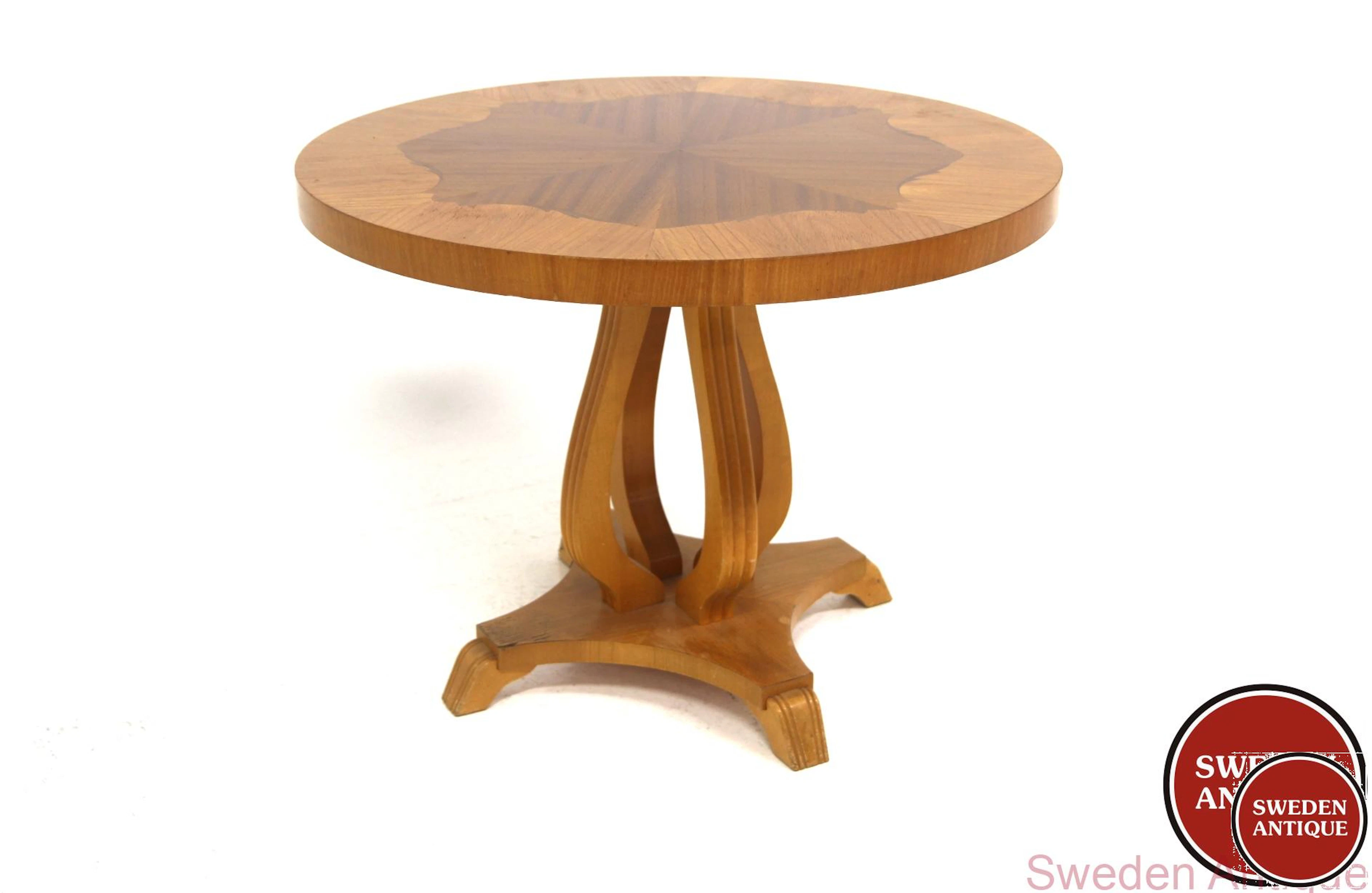 Coffee table Swedish Modern Year: 1940s Origin: Swe. Material: Elm