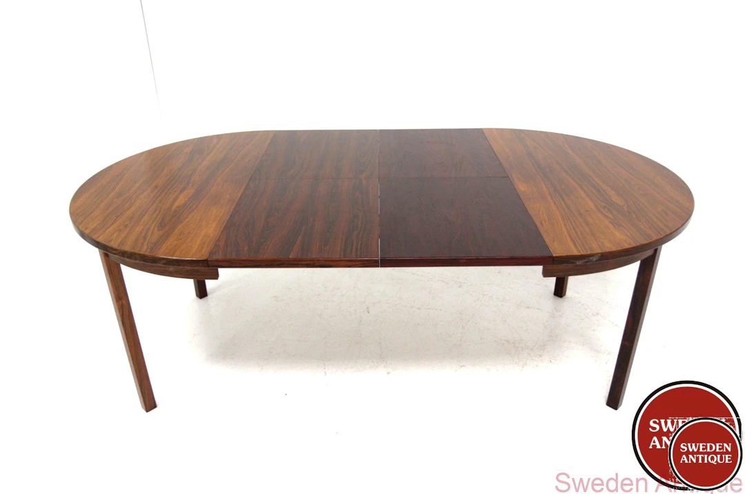 Dining table Year: 1960s Origin: Swe. Material: Rosewood W: 120 +45