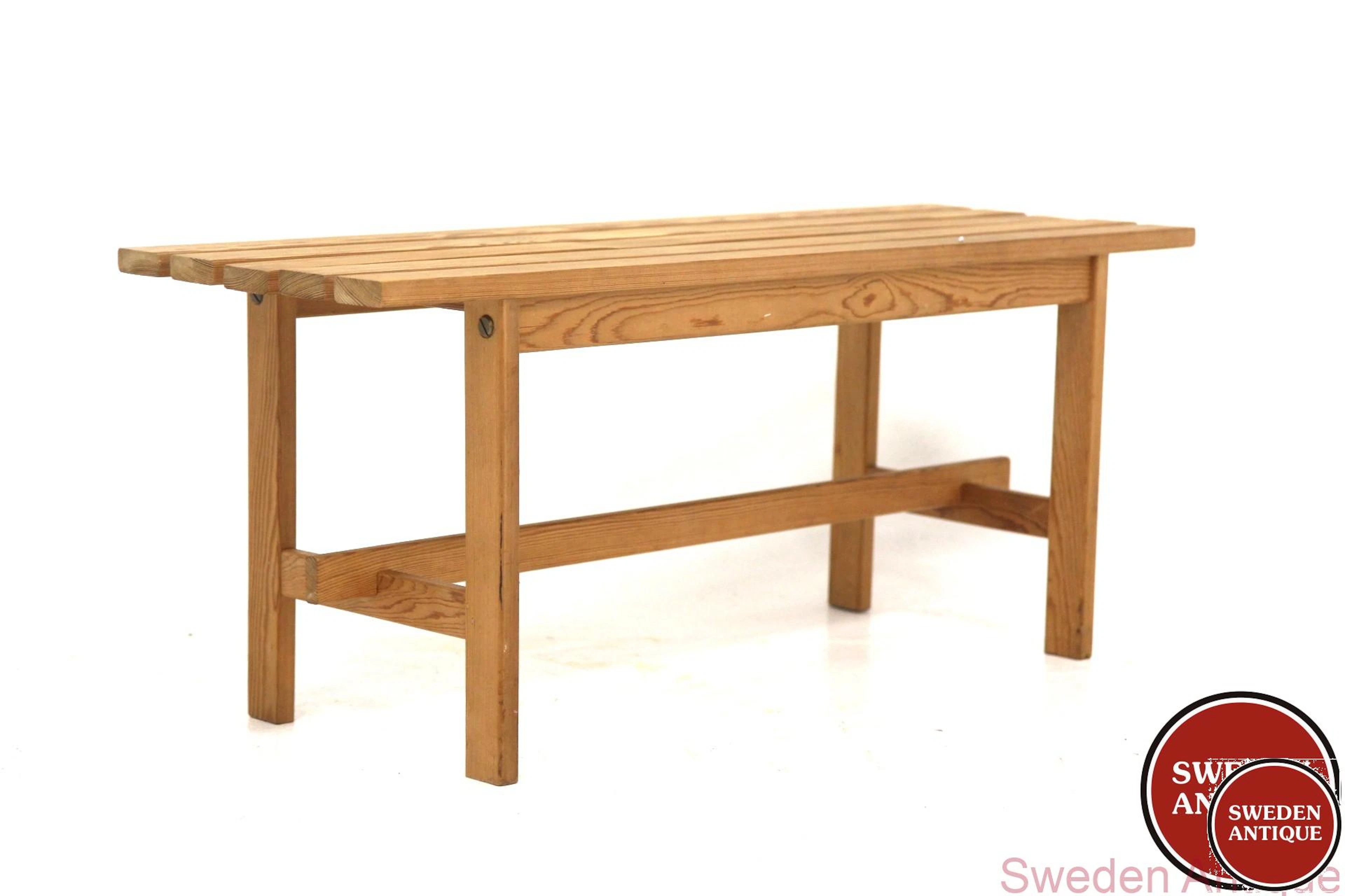 Bench 1970s Swe. Pine