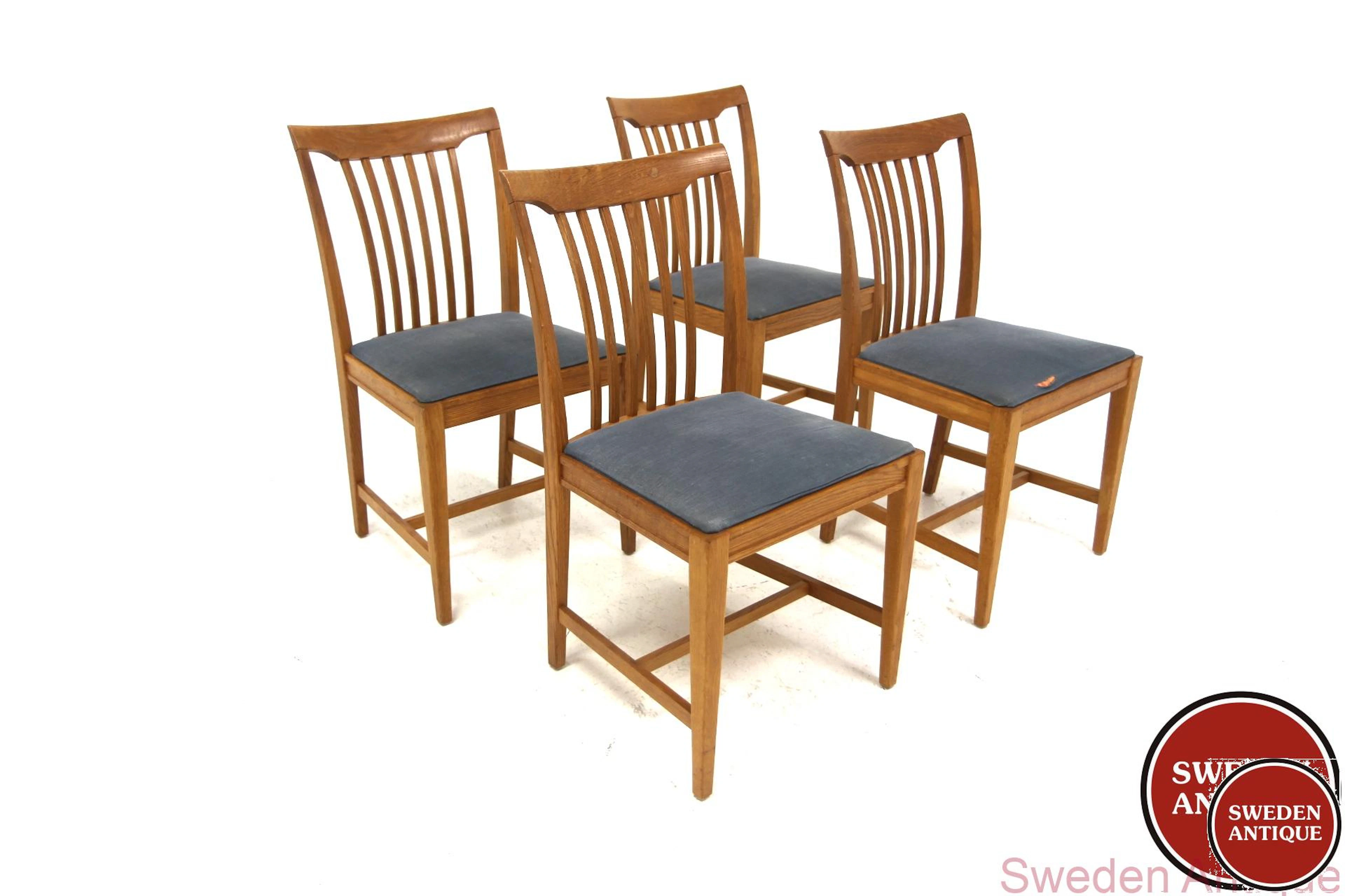 4Pcs Cairs Vindö Svante Skogh for Balders Snickeri Year: 1960s Origin: