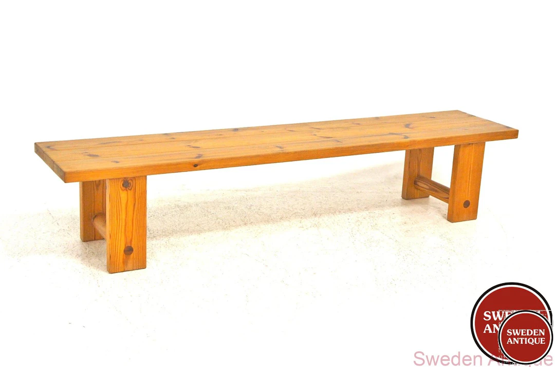 Bench 1970s Swe. Pine 200 cm