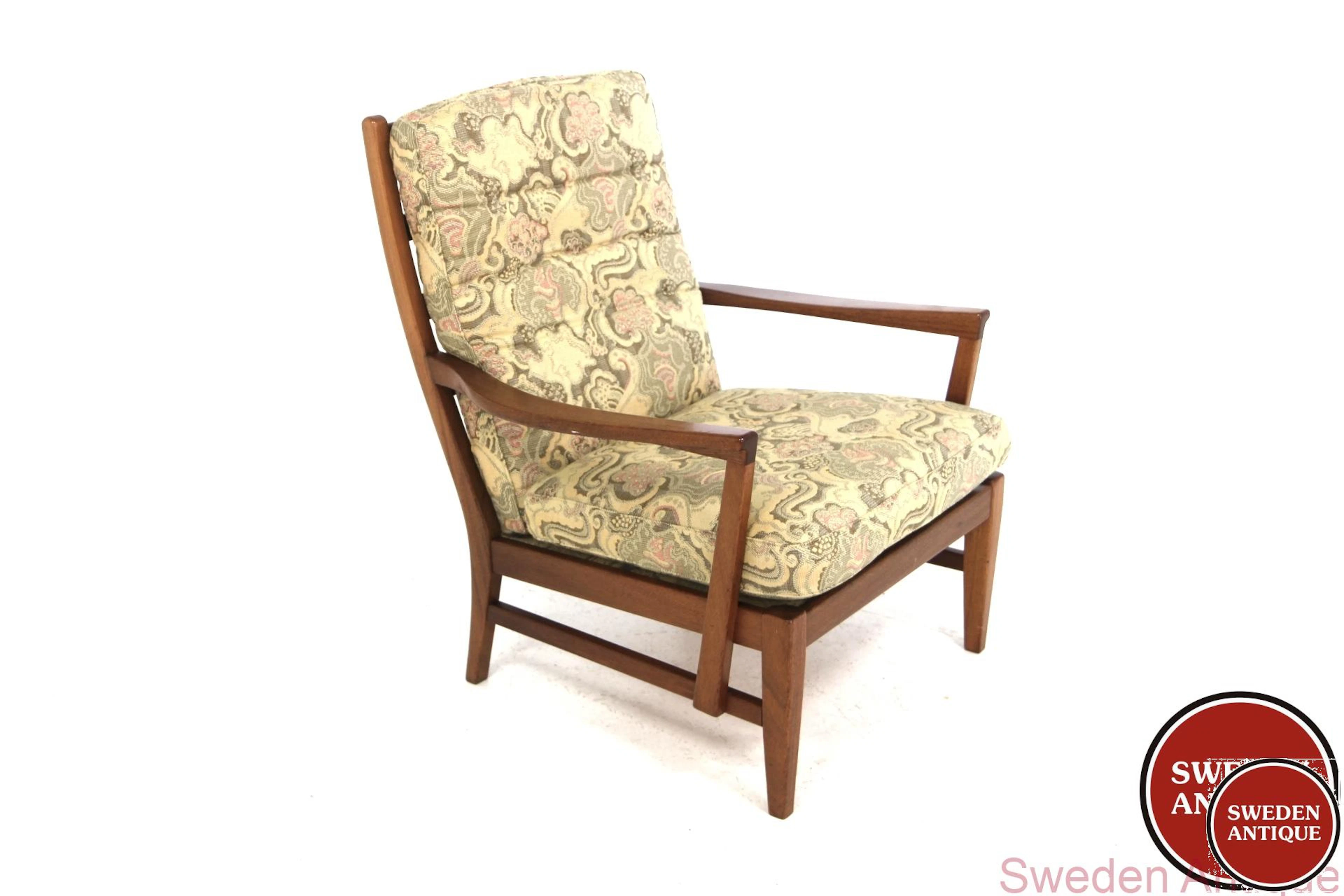 Lounge chair 1960s Swe. Mahogany