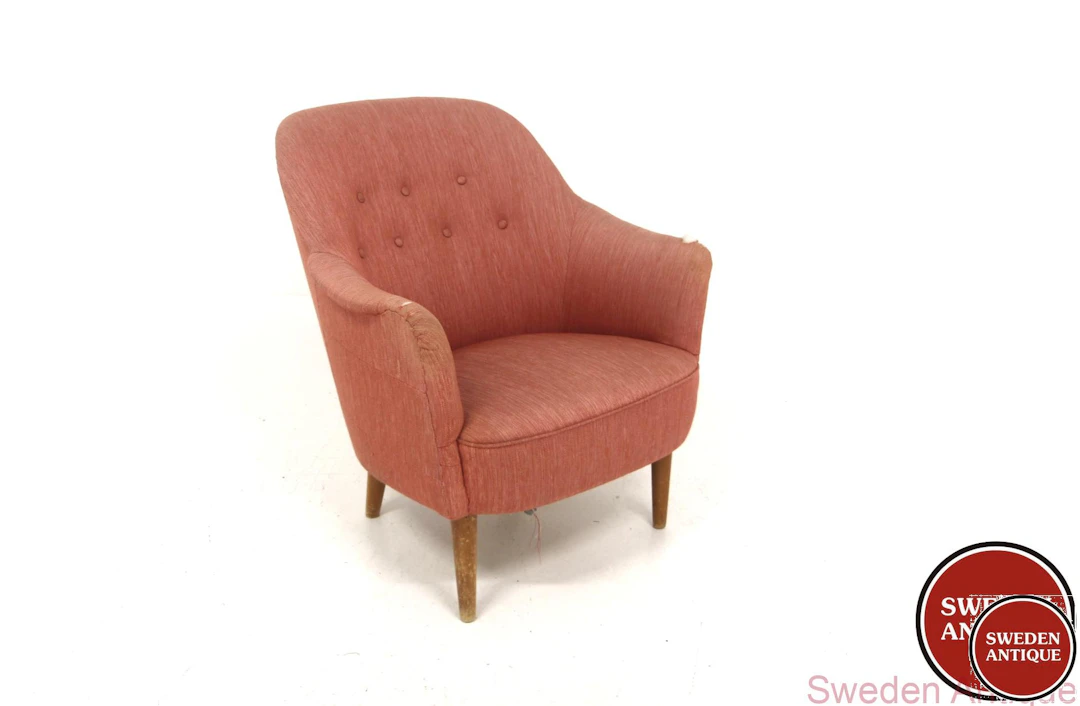 Lounge chair Carl Malmsten Year: 1960s Origin: Swe. Material: Beech