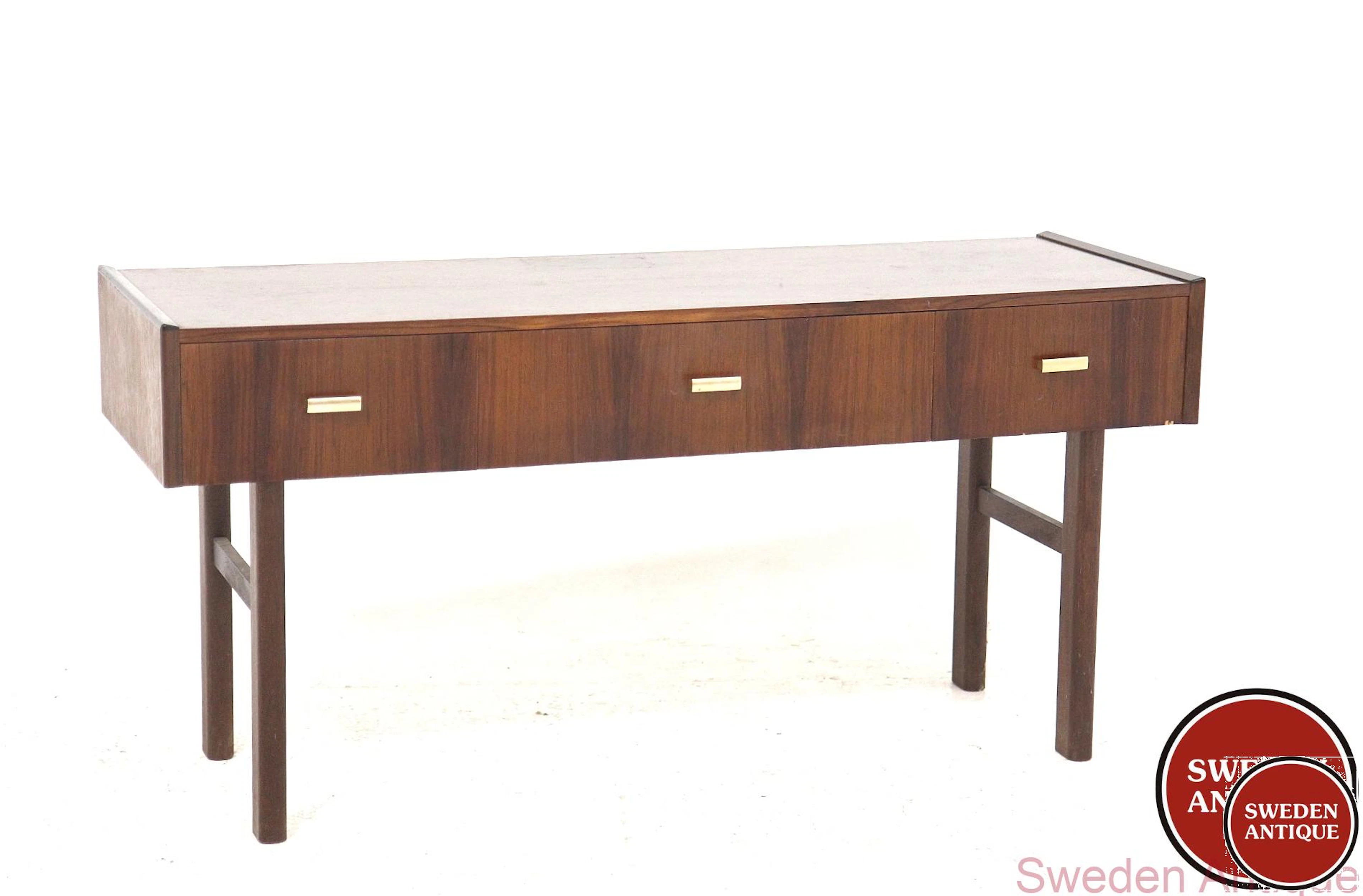 Chest of drawers 1960s Swe.Rosewood Metal