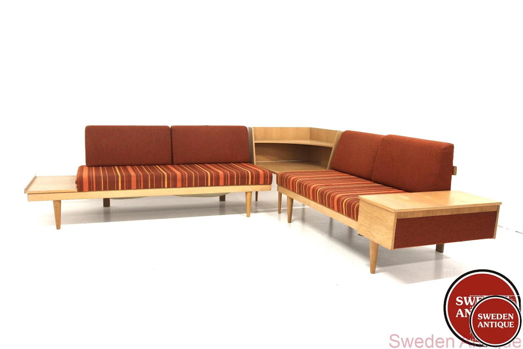 3Pcs 2 daybeds + Sidetable Haldor Vik & Ingmar Relling for Ekornäs