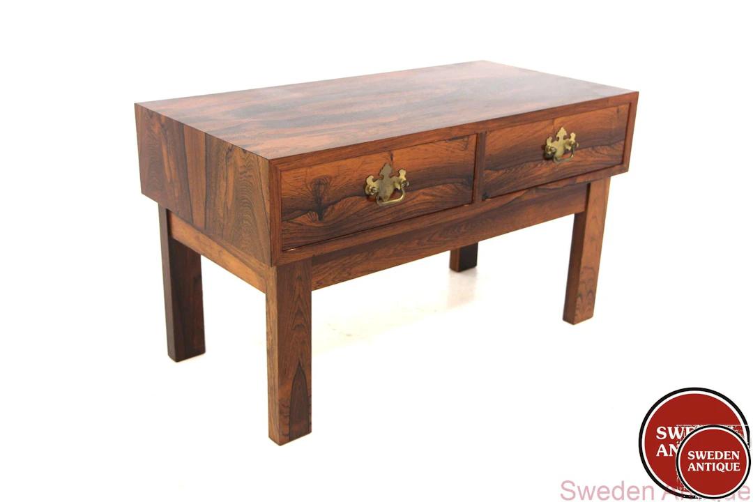 Chest of drawers Ateljé Glas & Trä, Hovmantorp 1960s Swe. Rosewood Metal