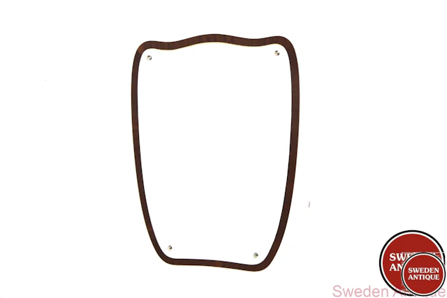 Mirror Eriksmåla Glas Year: 1950s Origin: Swe. Material: Mahogany