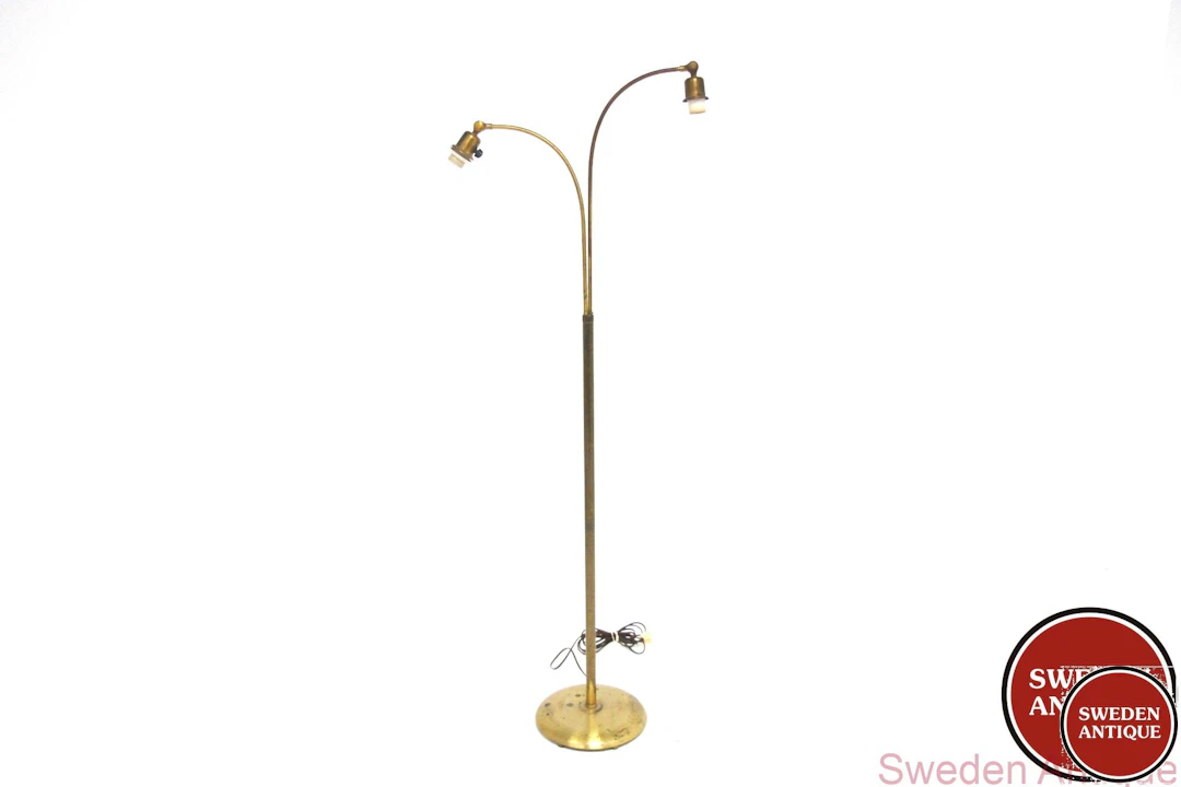 Floor lamp 1950s Swe. Metal
