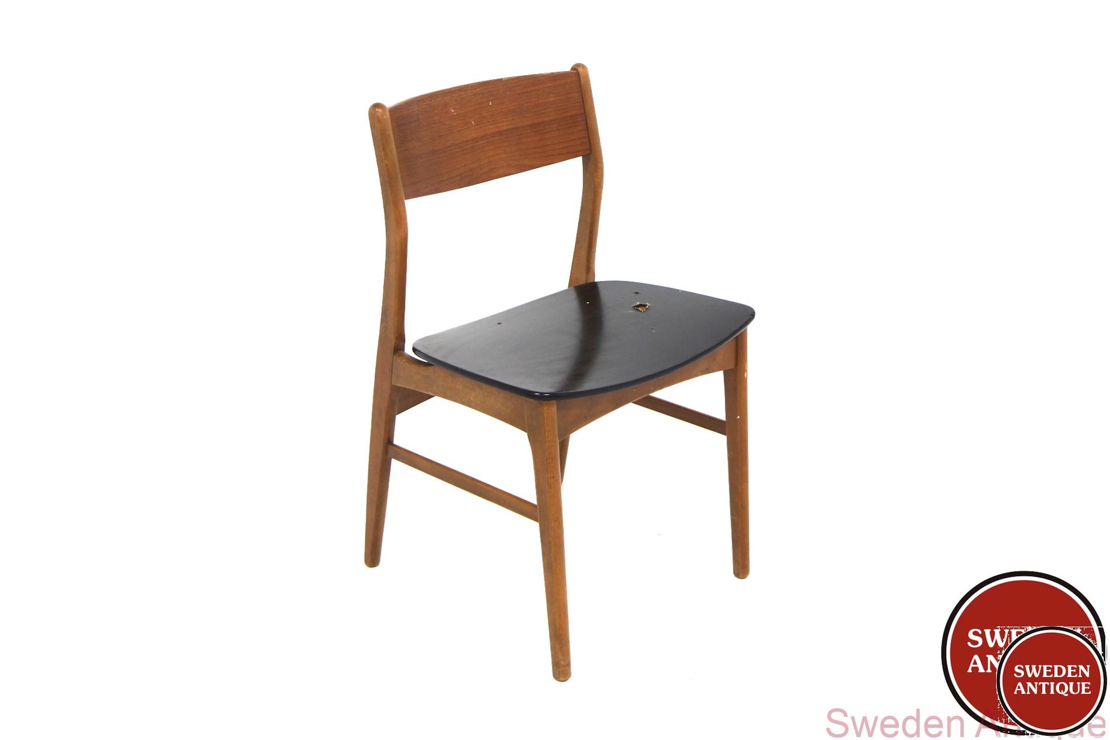Chair 1960s Den. Teak Vinyl