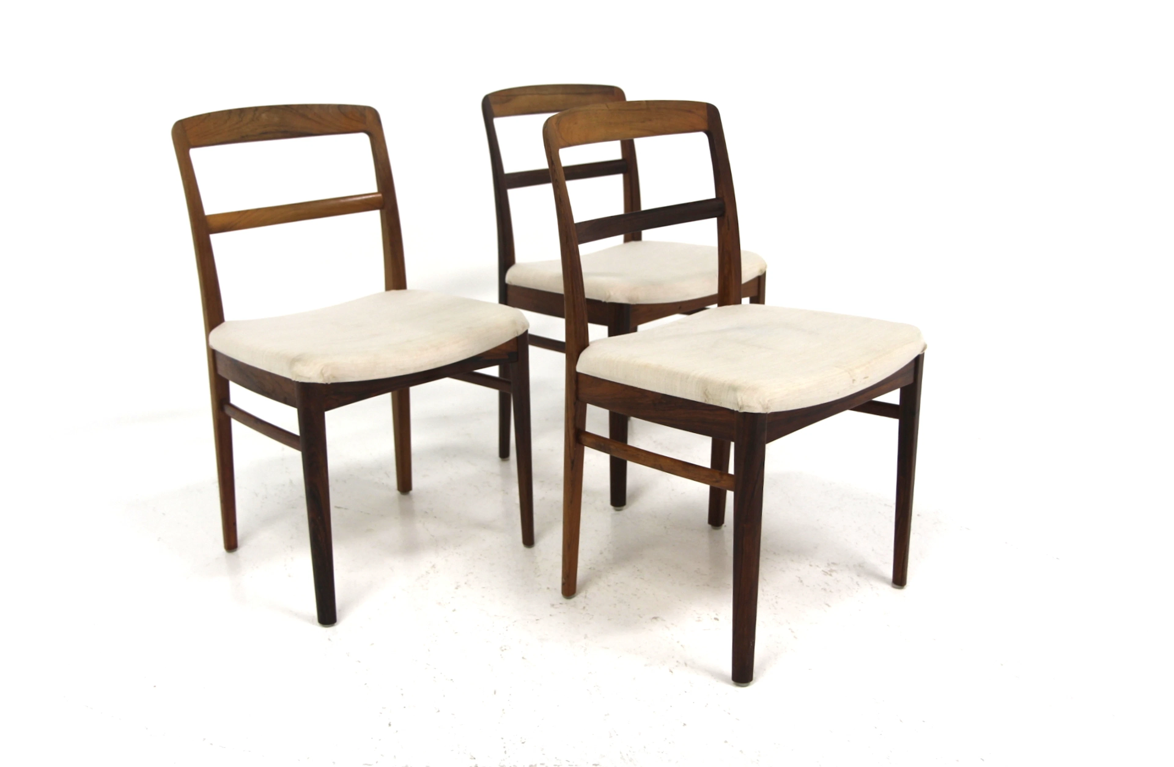 3Pcs Stolar Ib Kofod Larsen for Faarup Møbelfabrik Year: 1960s Origin:
