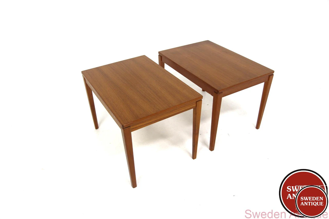 2 Side tables 1960s Swe. Teak