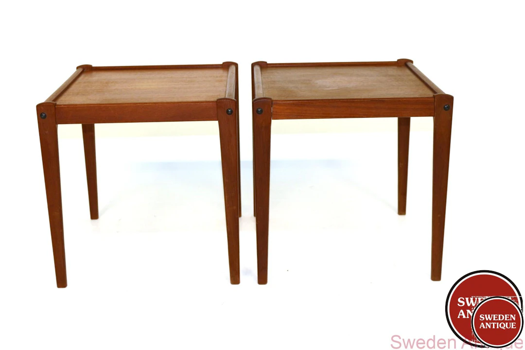 2 Side tables Brdr. Furbo 1960s Den. Teak