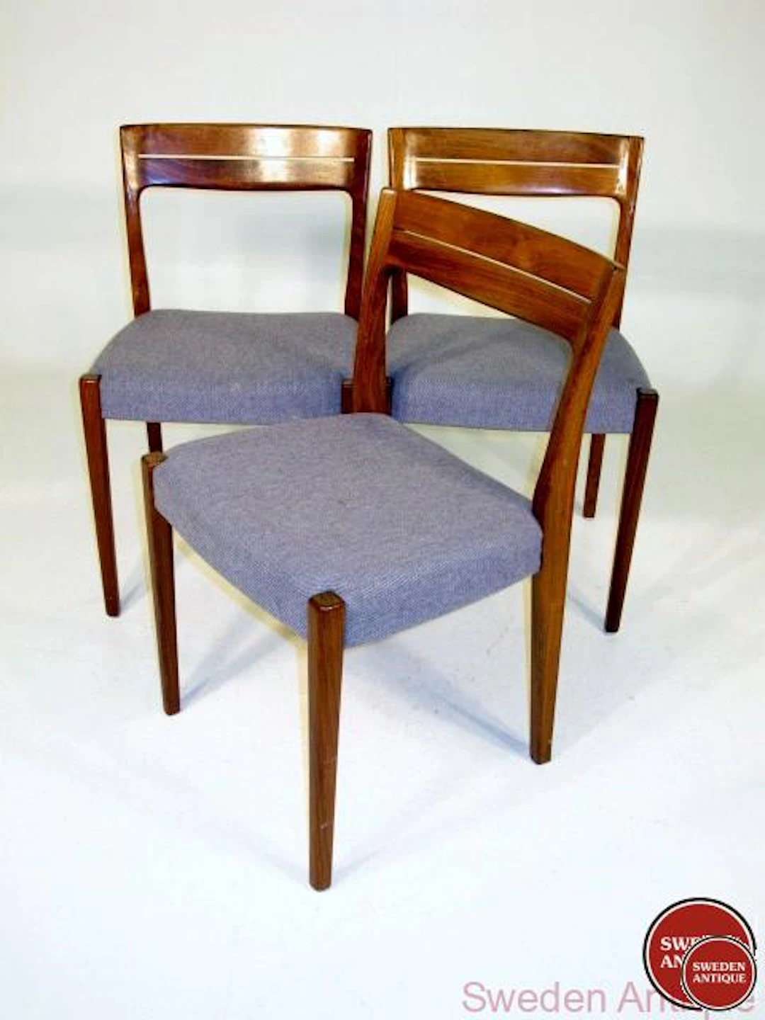 3 Chairs Svegards 1960s Swe. Rosewood