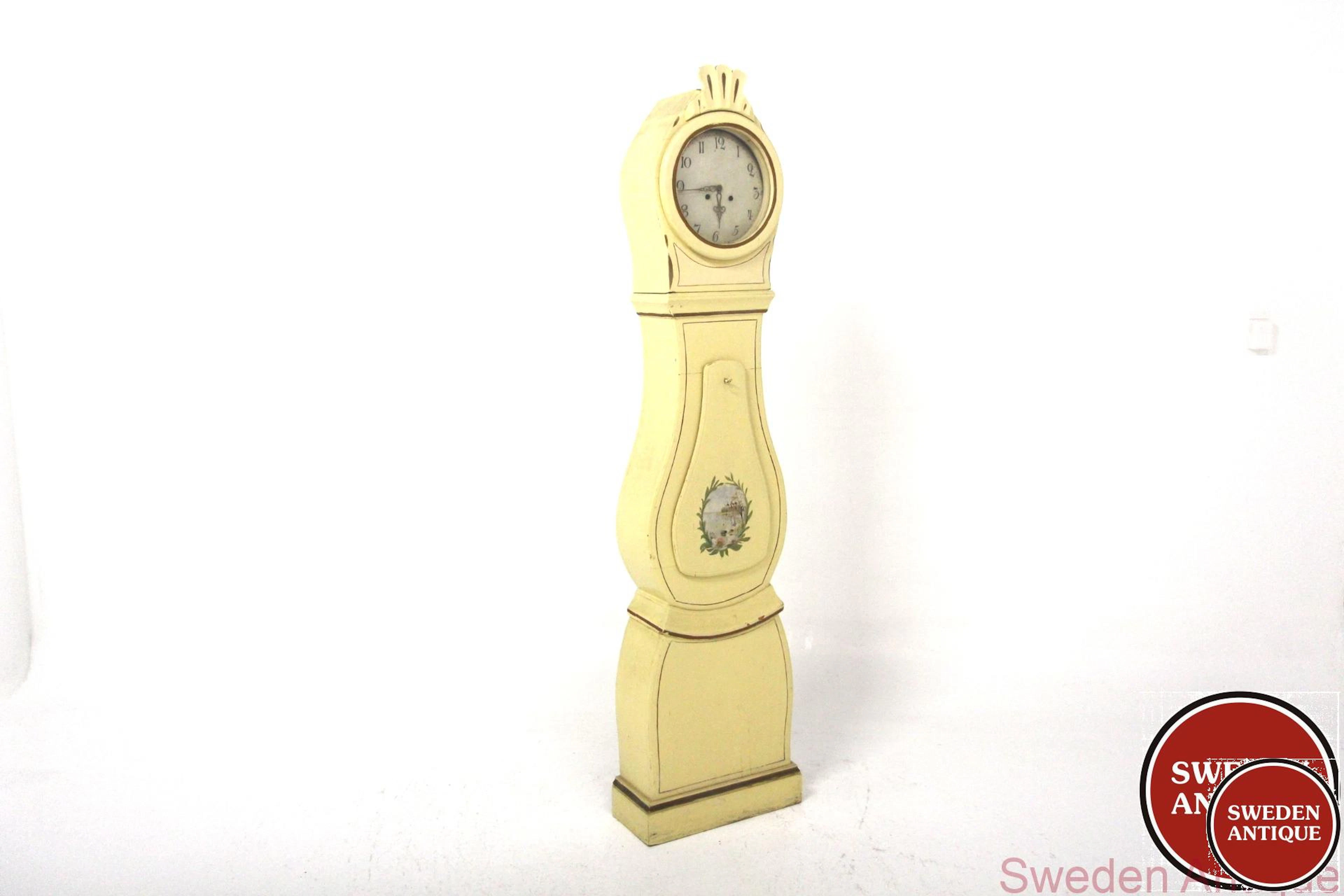 Grandfather Clock Mora Clock Year: 1840s Origin: Swe. Material: Pianted
