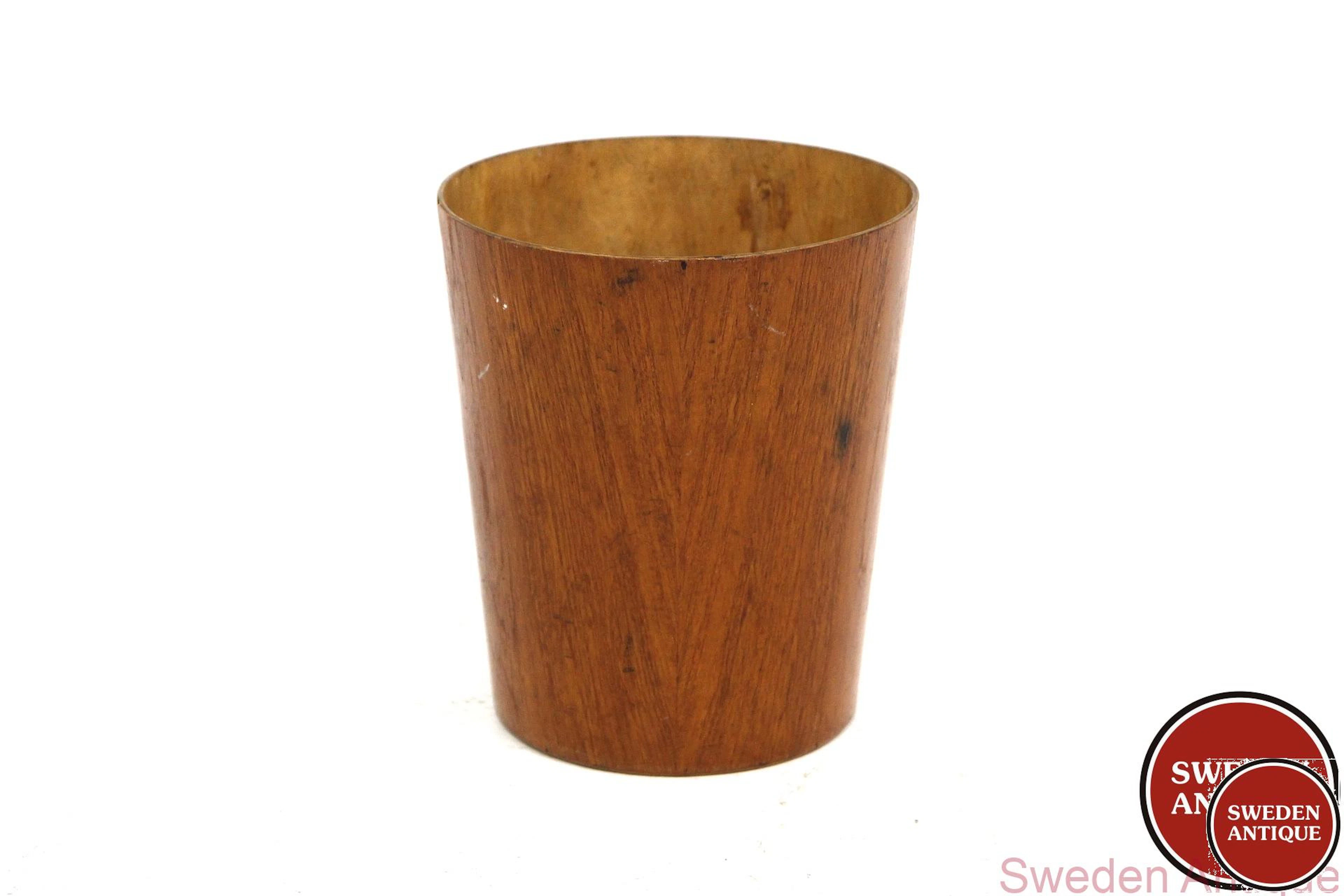 Trash can Martin Åberg for Servex 1960s Swe. Teak
