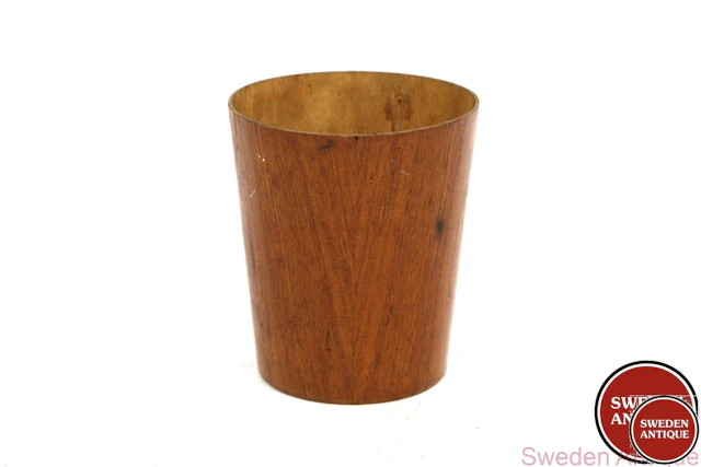 Trash can Martin Åberg for Servex 1960s Swe. Teak