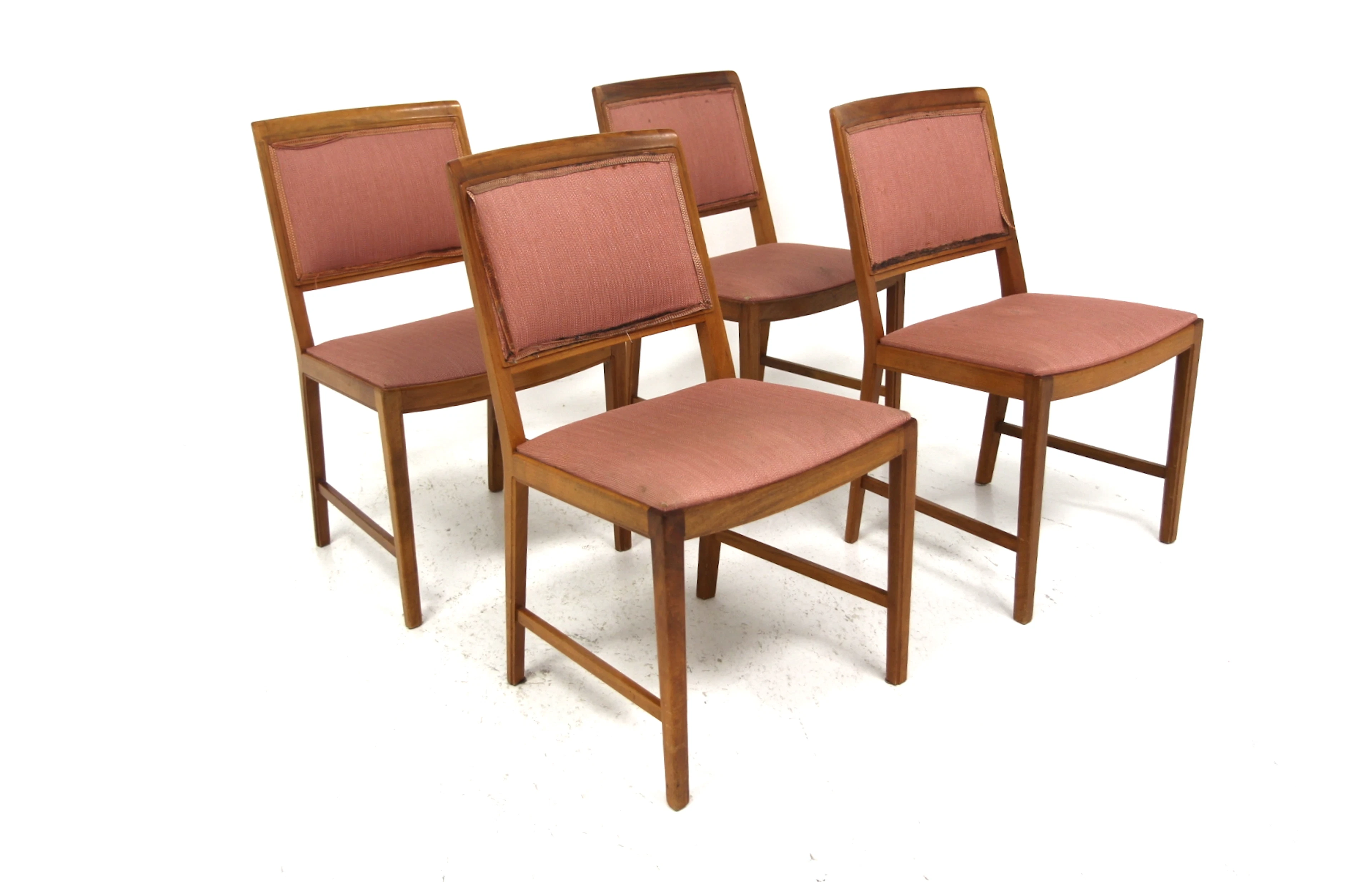 4Pcs Chairs Facett, 4-132 Bertil Fridhagen for Bodafors Year: 1960