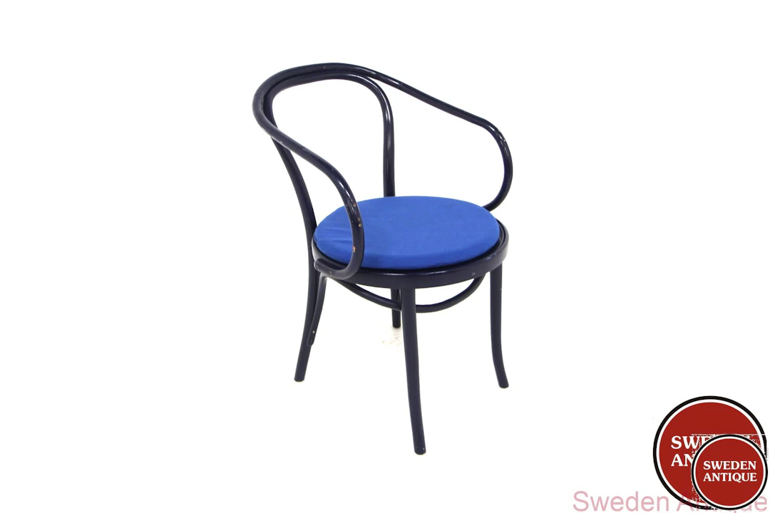 Arm chair "Epok" Möbel-IKÉA 1970s Swe. Blue