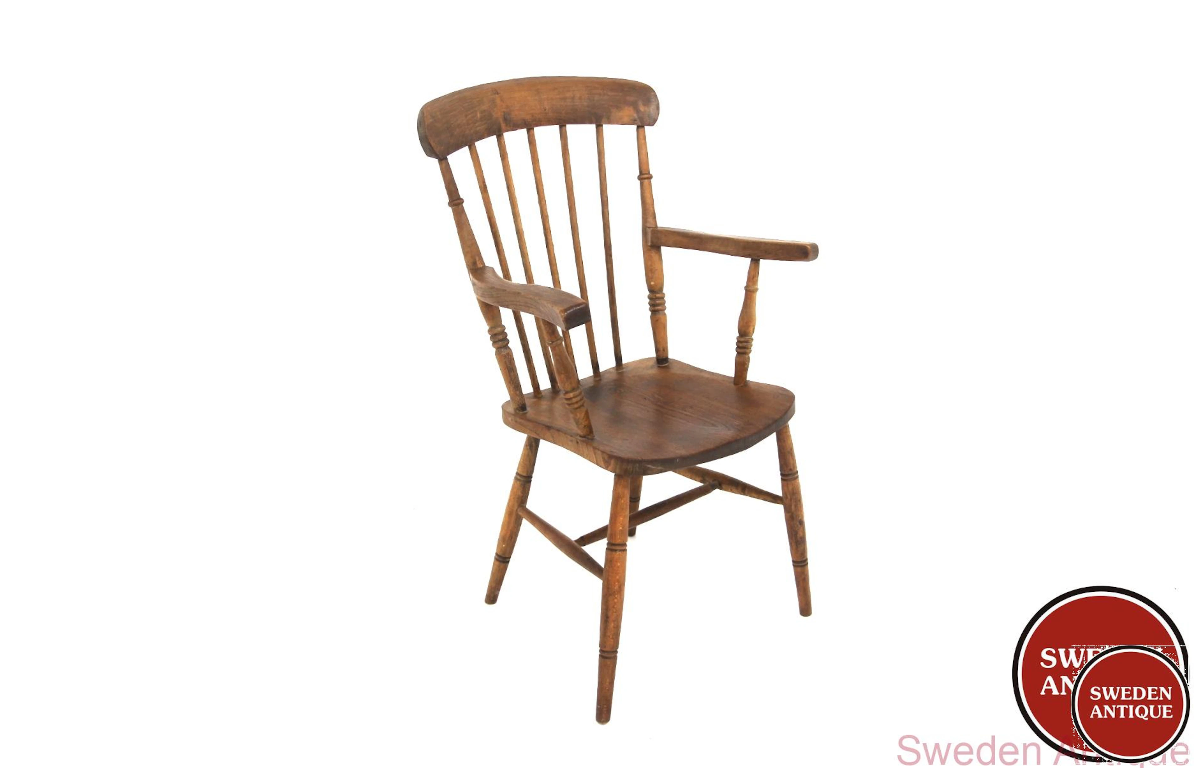 Armchair Year: 1920s Origin: Swe. Material: Oak W: 57cm D: 59cm H:
