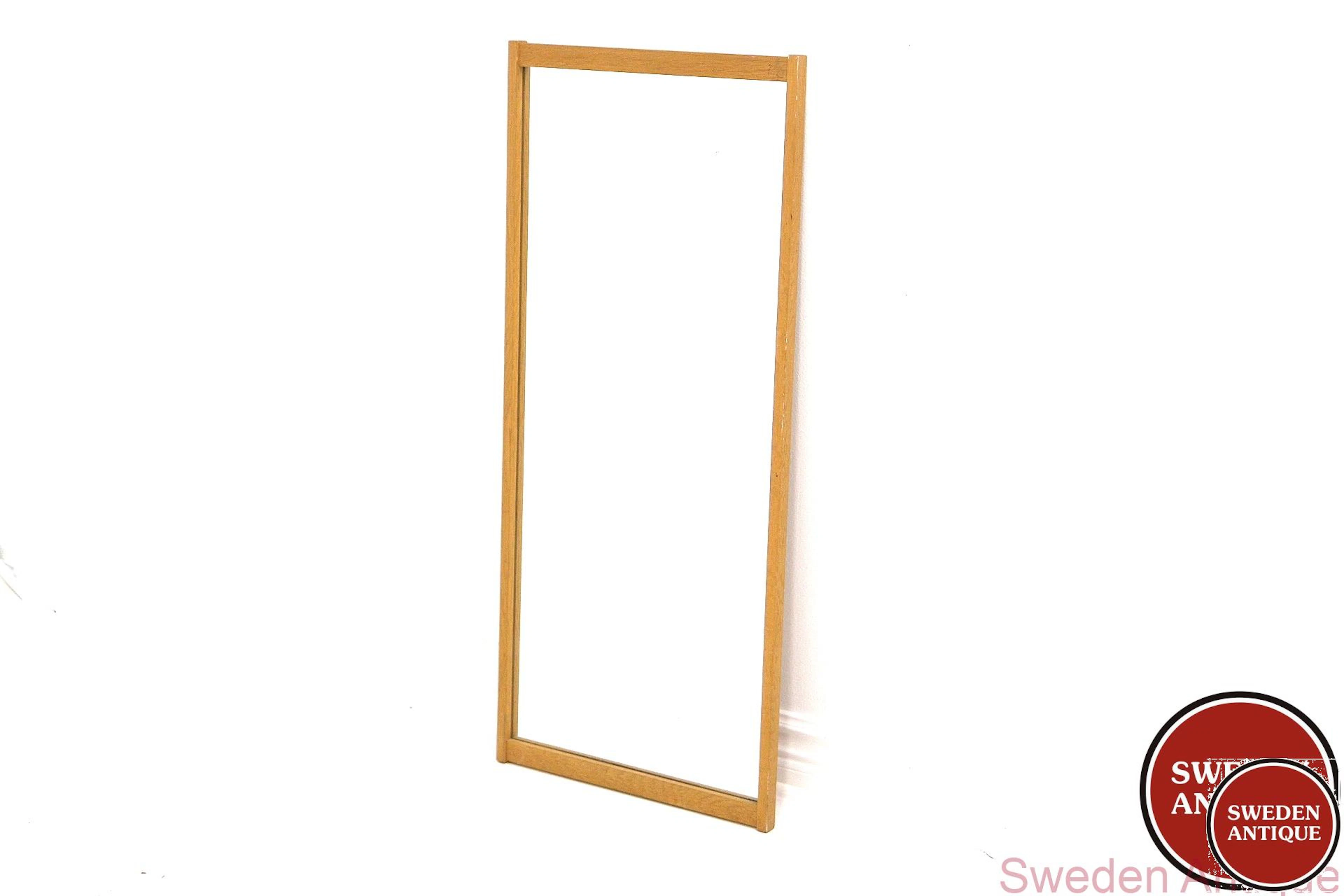 Mirror Fröseke 1960s Swe. Oak