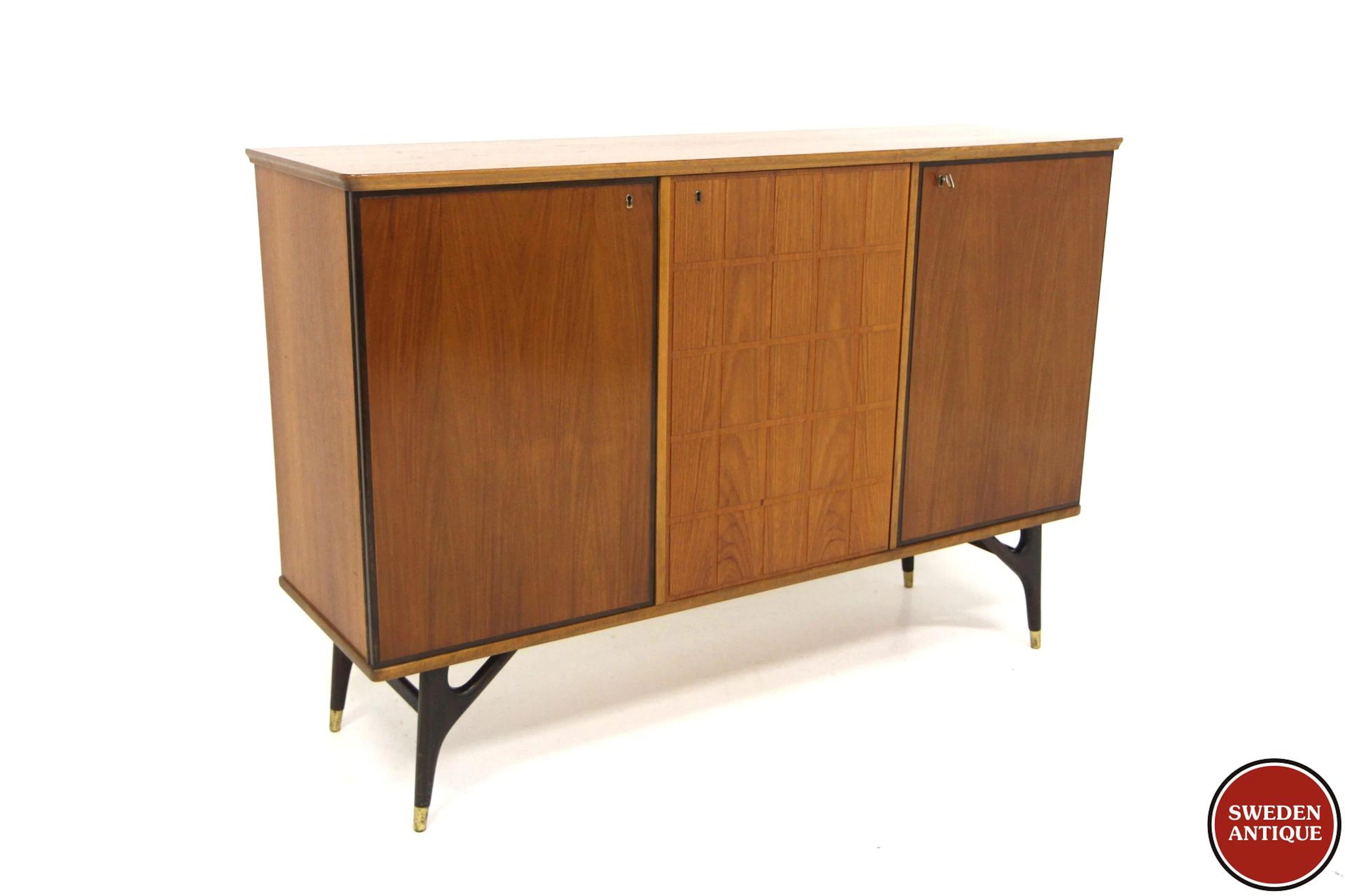 Sideboard / Highboard Tabergs Möbler, Smålands Taberg Year: 1950s