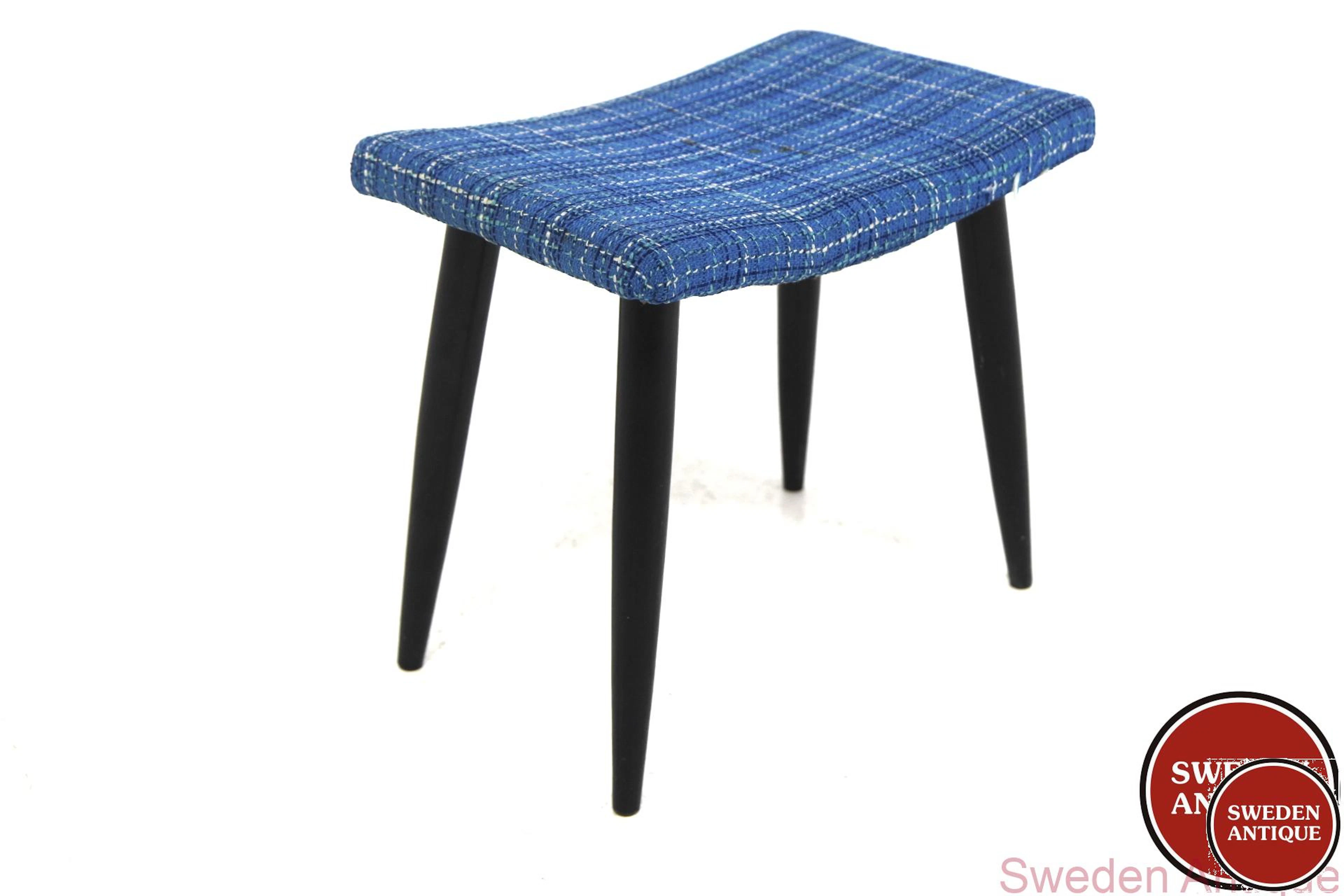 Stool 1950s Swe. Black