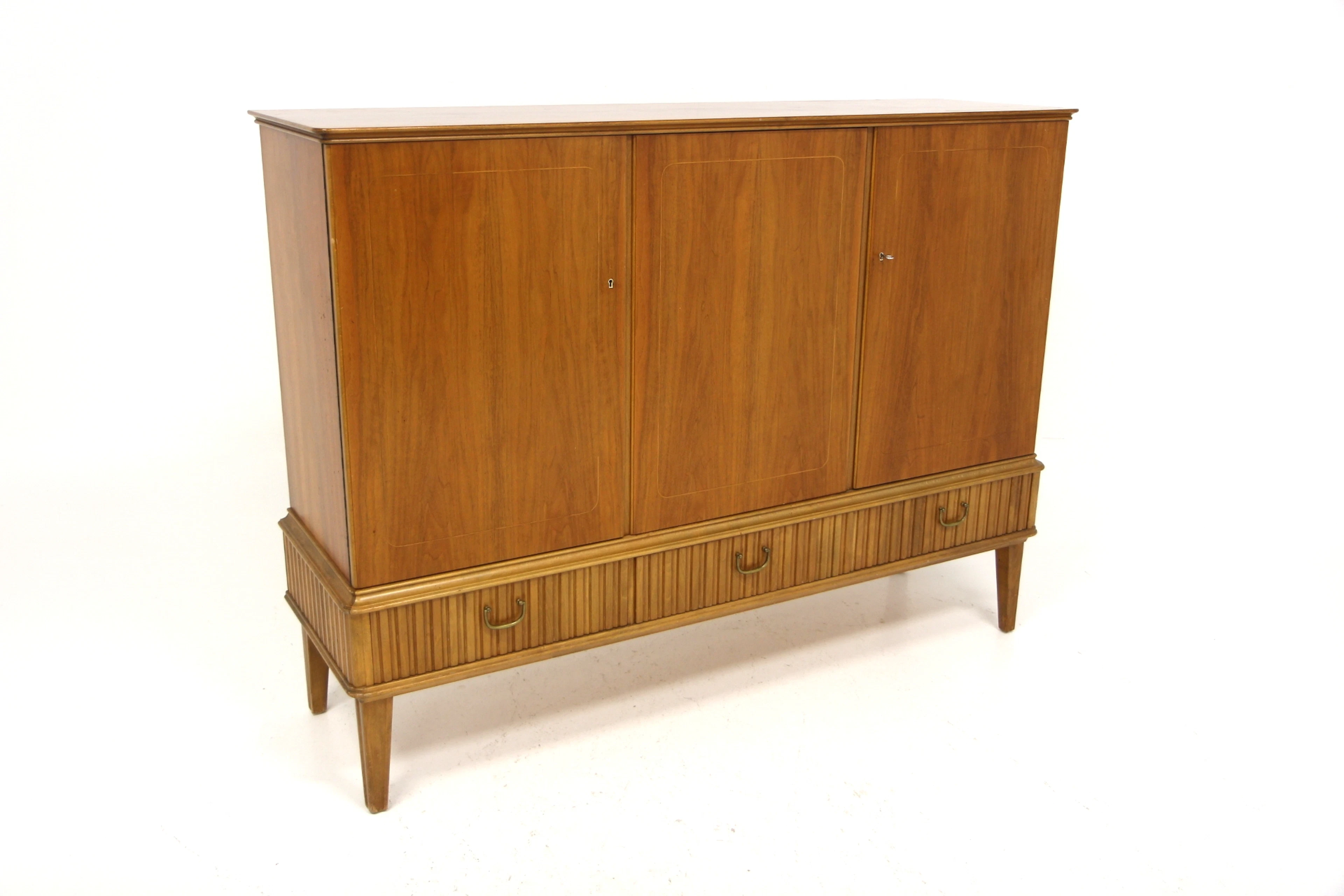 Sideboard / Highboard Swedish Modern Year: 1940s Origin: Swe. Material: