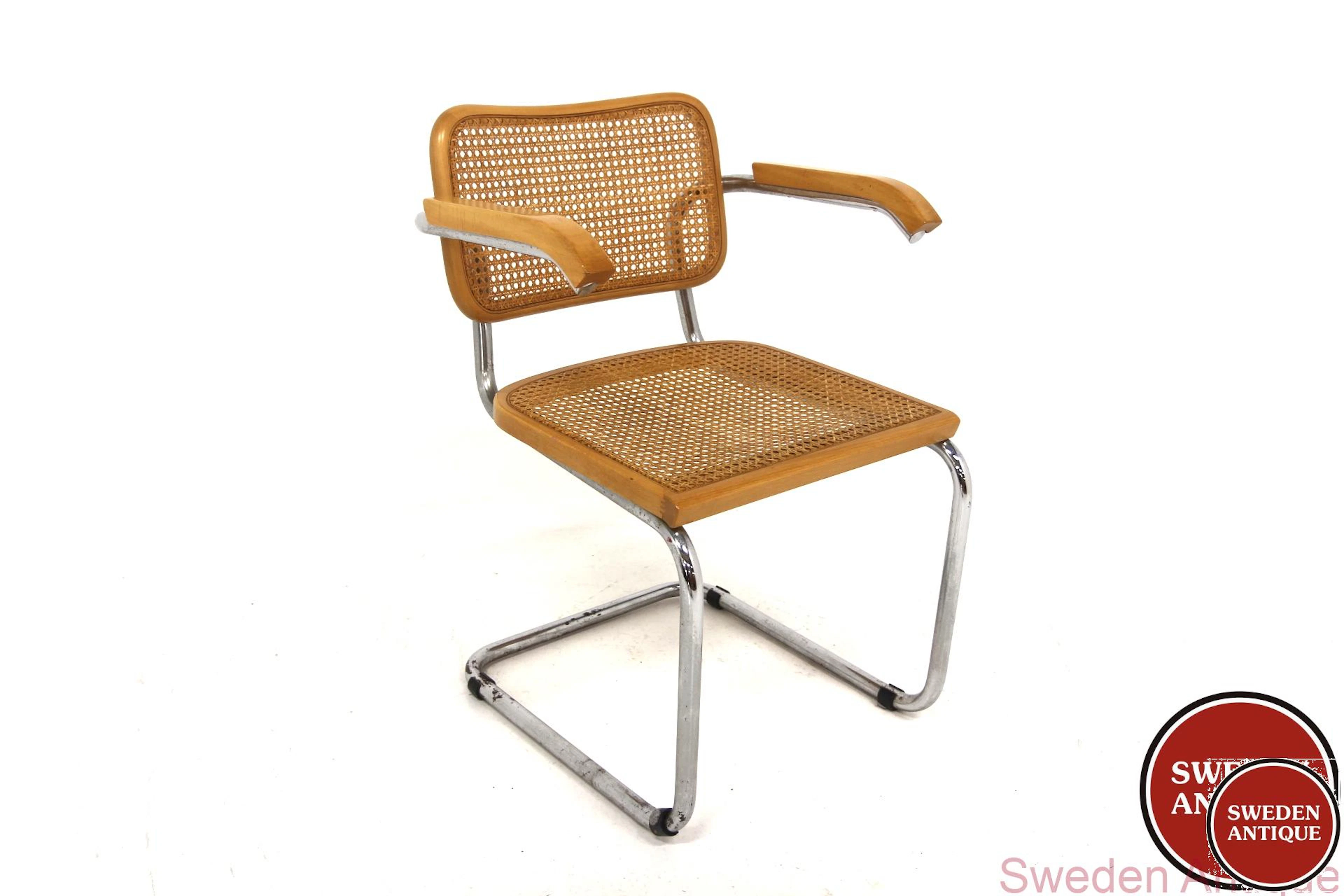 Armchair Bauhaus chair, Cesca chair after Marcel Breuers design 1928