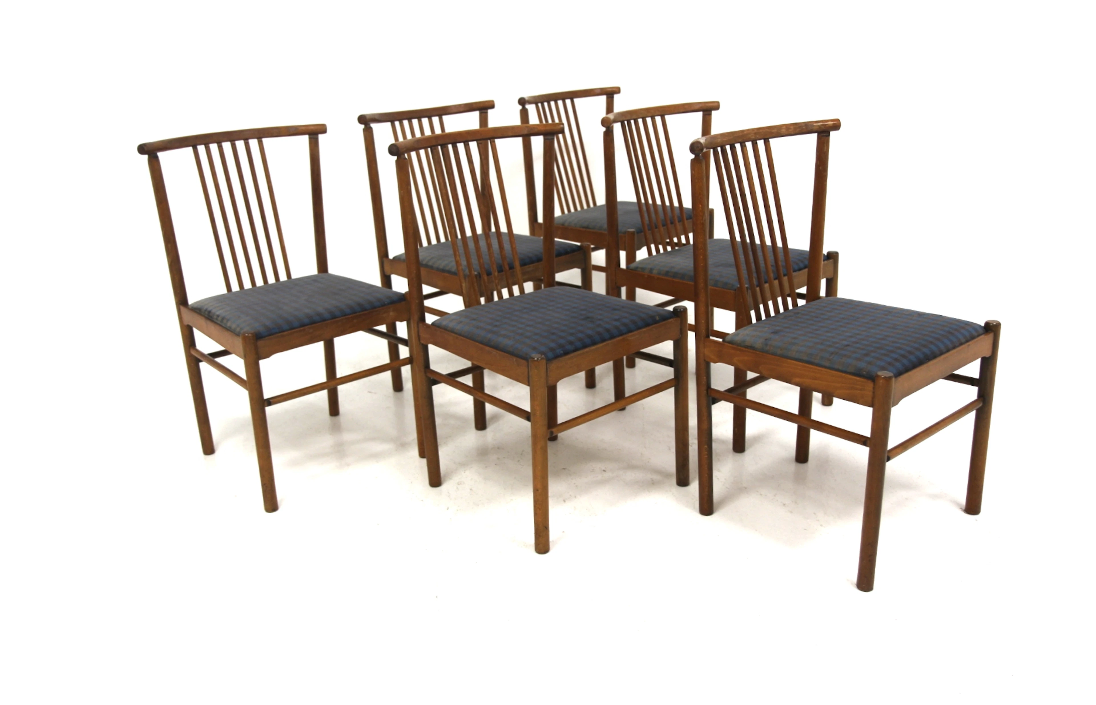 6Pcs Chairs Lyran Erik Wørtz for Möbel-IKÉA, Älmhult Year: 1960s Origin: