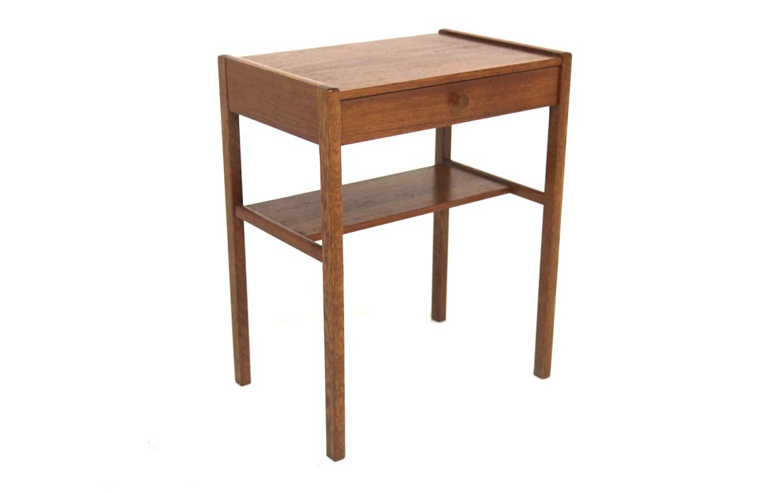 Bedside table Year: 1960s Origin: Swe. Material: Teak Oak W: 44cm