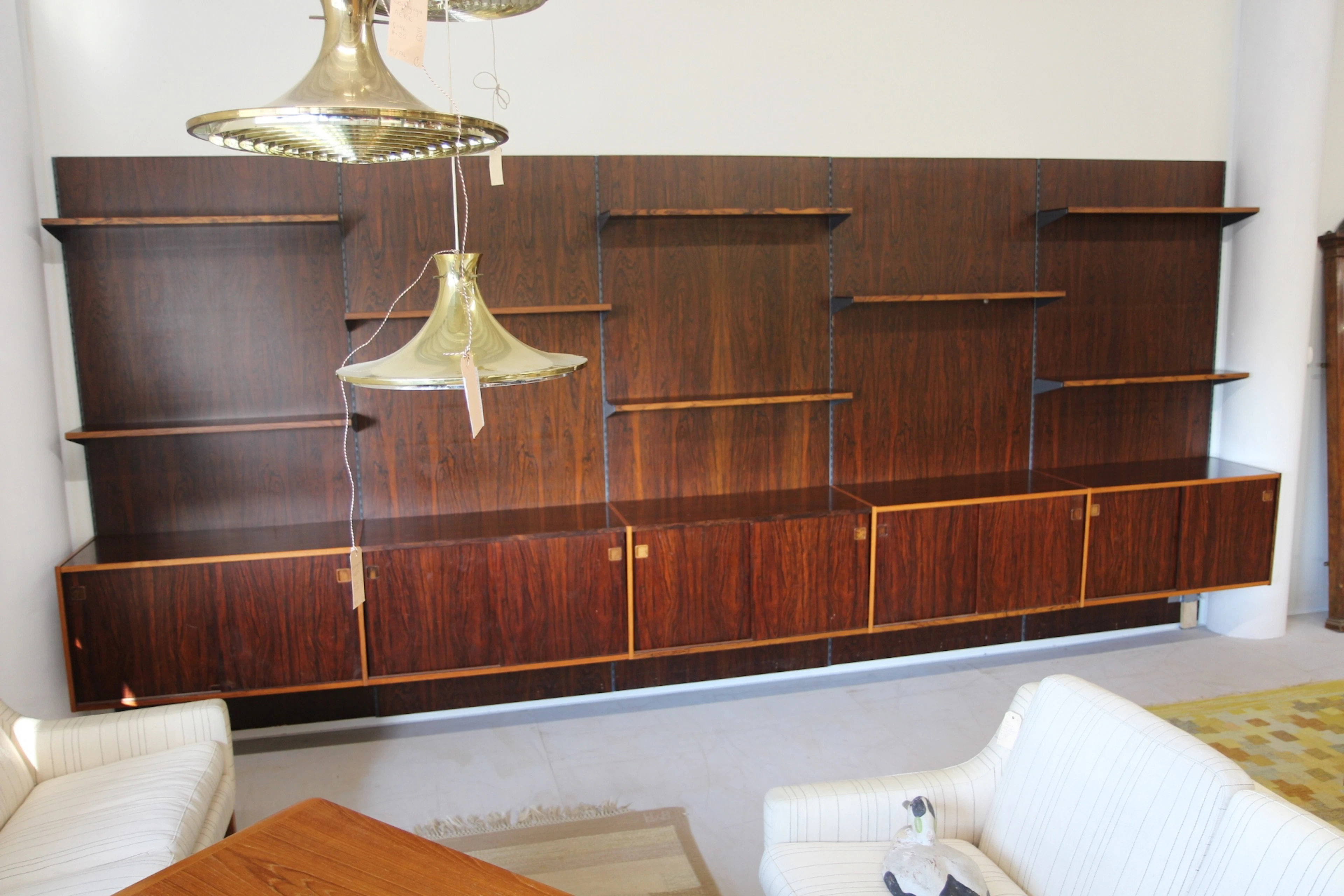 Wall system / Bookshelf Rosewood