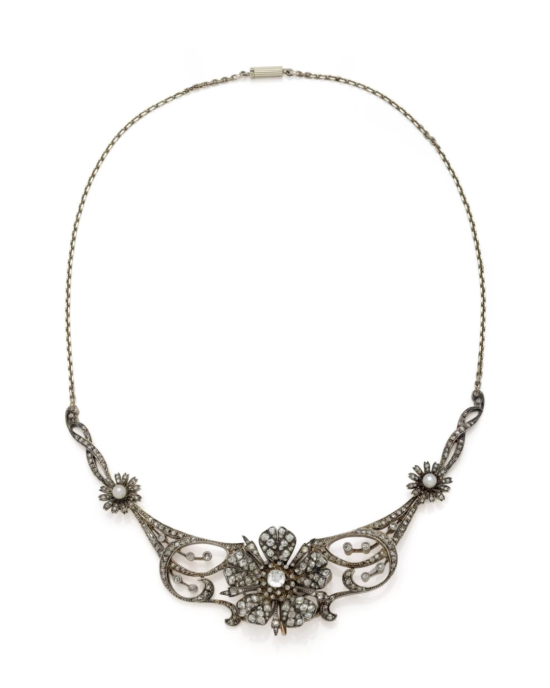 COLLIER A TRANSFORMATION en argent (800/1000) doublé d’or ro - Lot 27