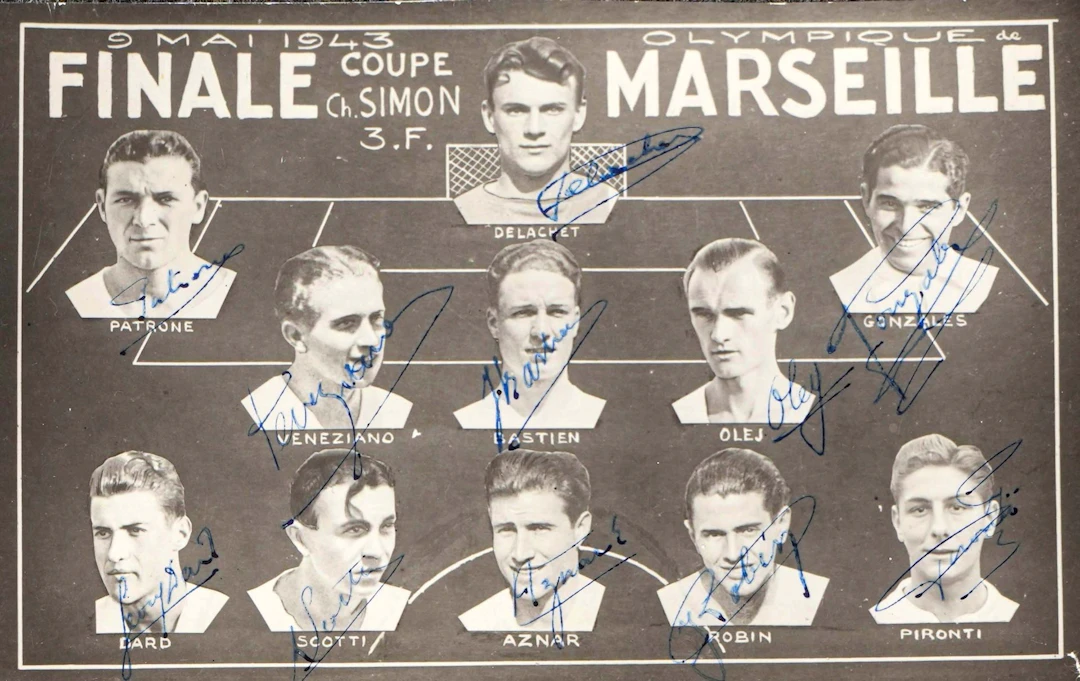 OLYMPIQUE DE MARSEILLE, c.1936-1946 - Lot 361